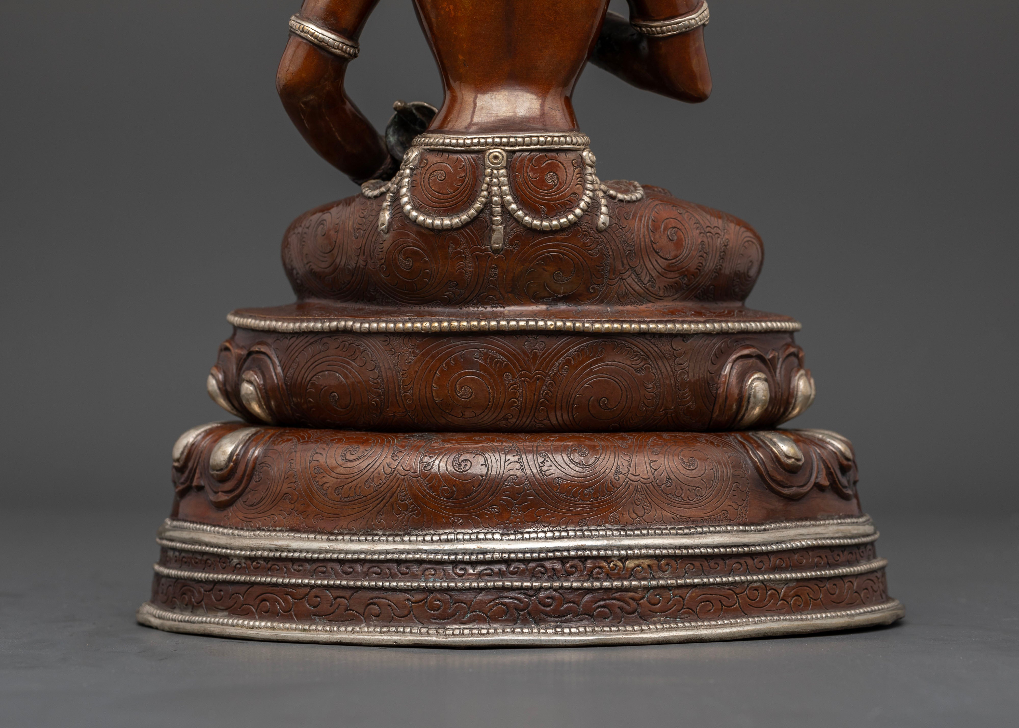 Transcendent Patina: The Oxidized Copper Vajrasattva