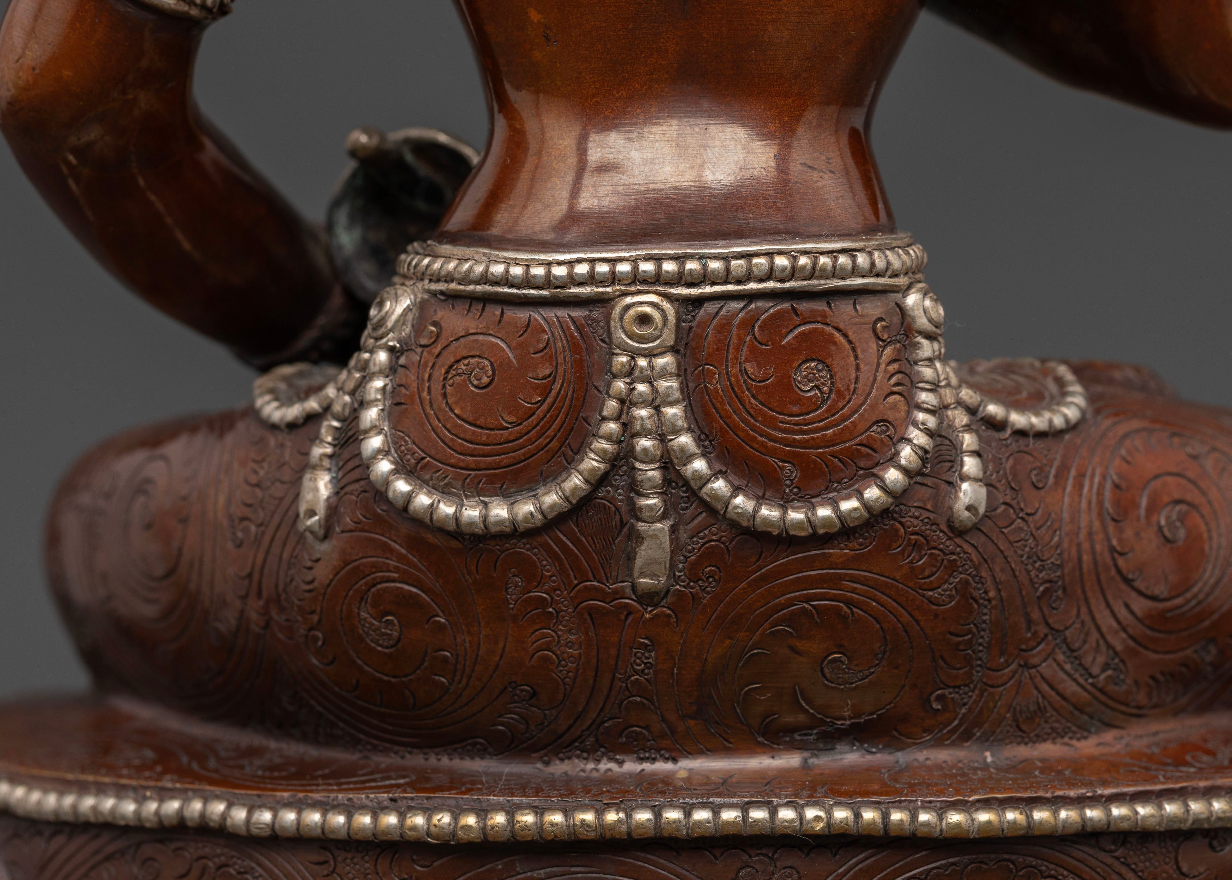 Transcendent Patina: The Oxidized Copper Vajrasattva