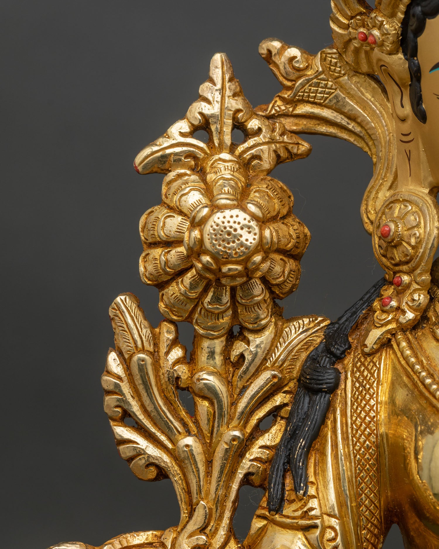 Handmade Green Tara Statue | Buddhist Art from Nepal