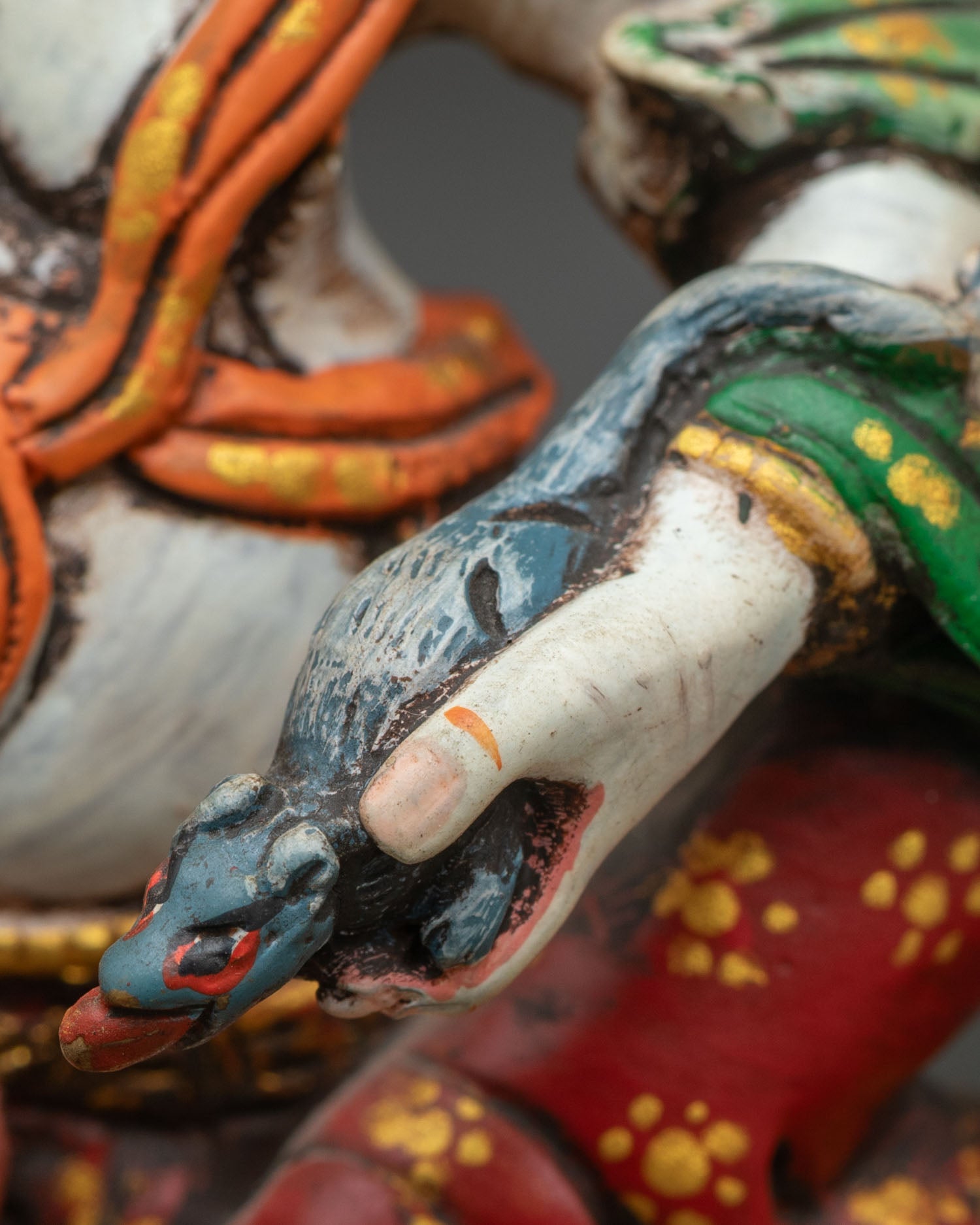 White Dzambhala Statue | Wealth & Fortune Deity Figurine