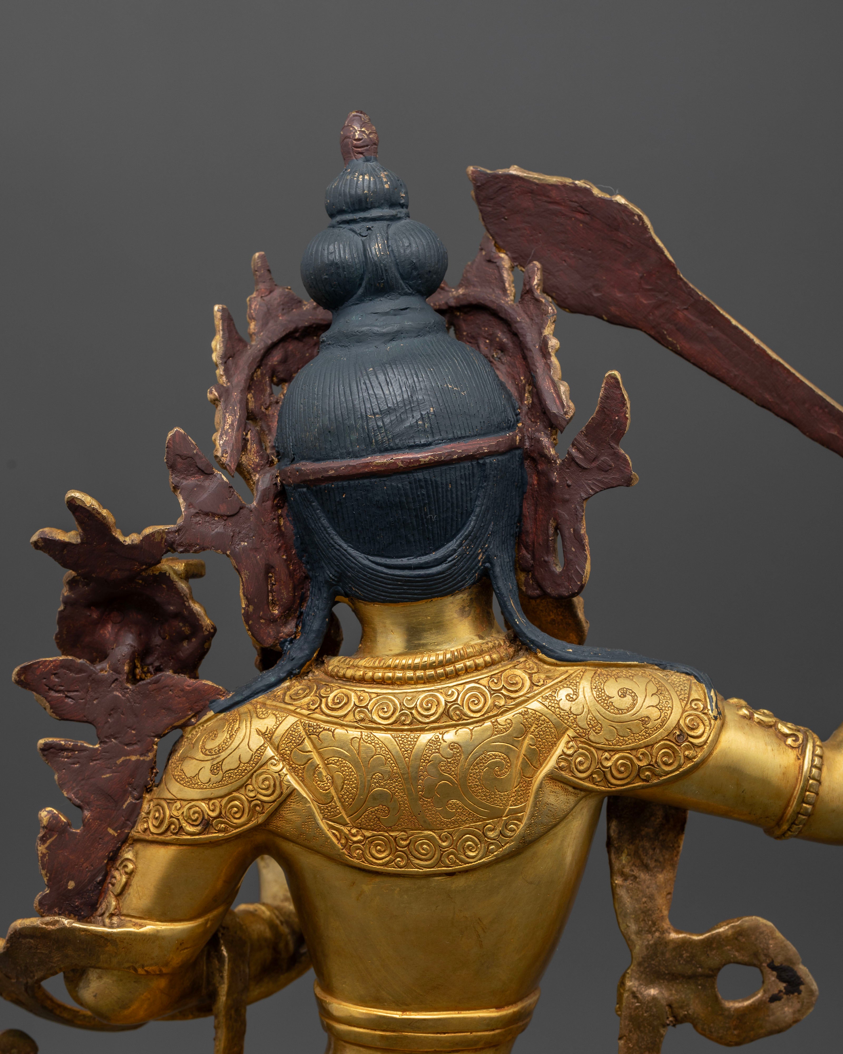 Illuminated Manjushri Statue