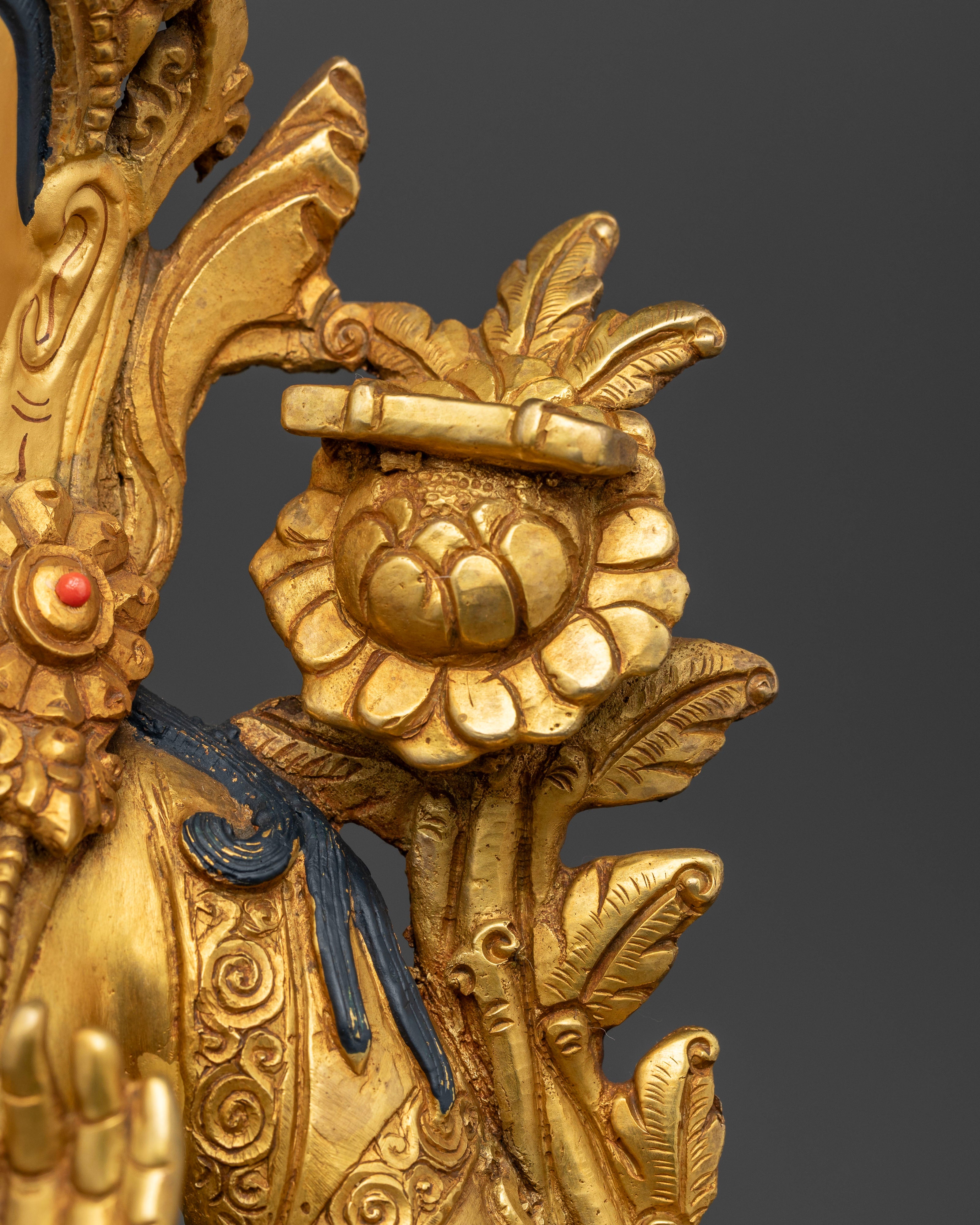 Illuminated Manjushri Statue