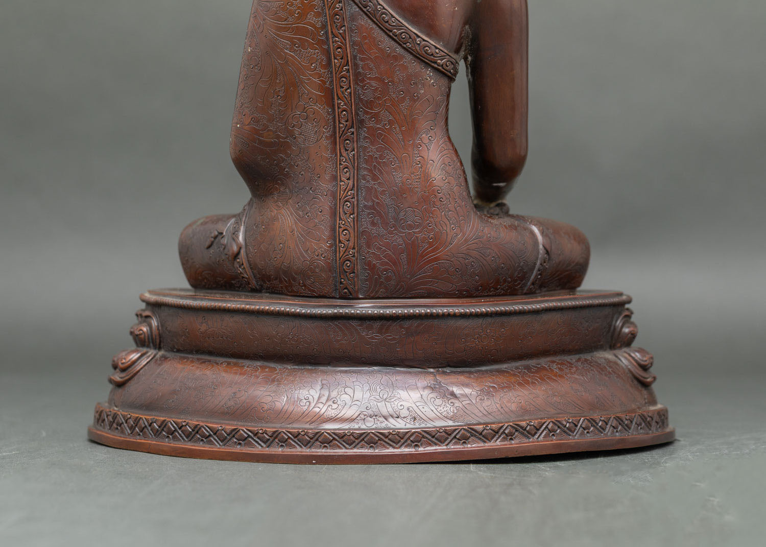 Shakyamuni Buddha Tibetan Statue | Handcrafted Copper Sculpture