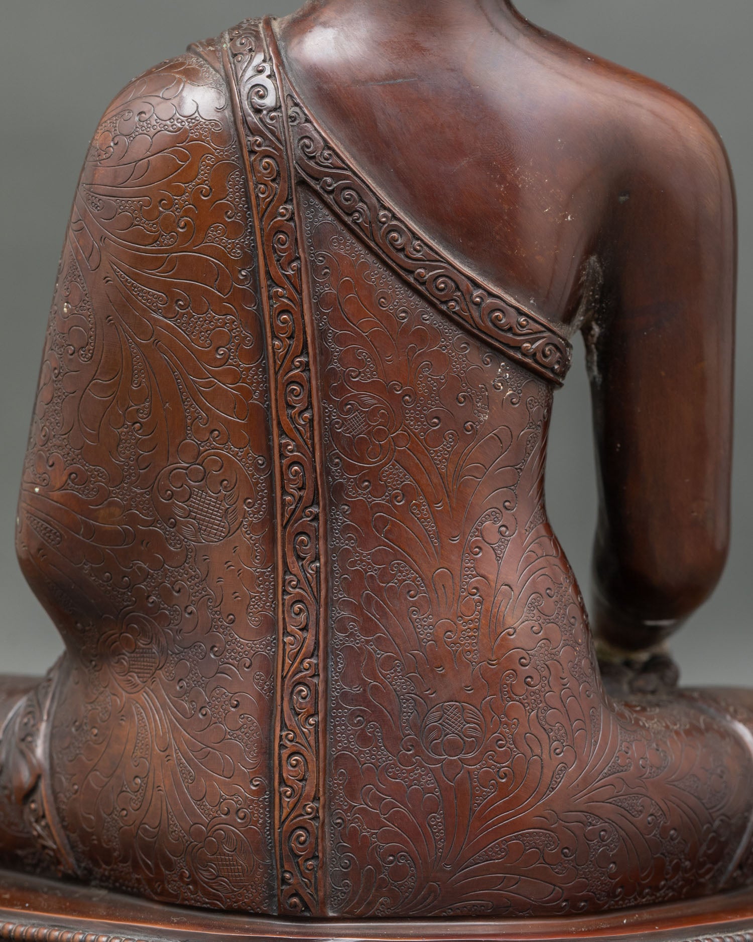 Shakyamuni Buddha Tibetan Statue | Handcrafted Copper Sculpture