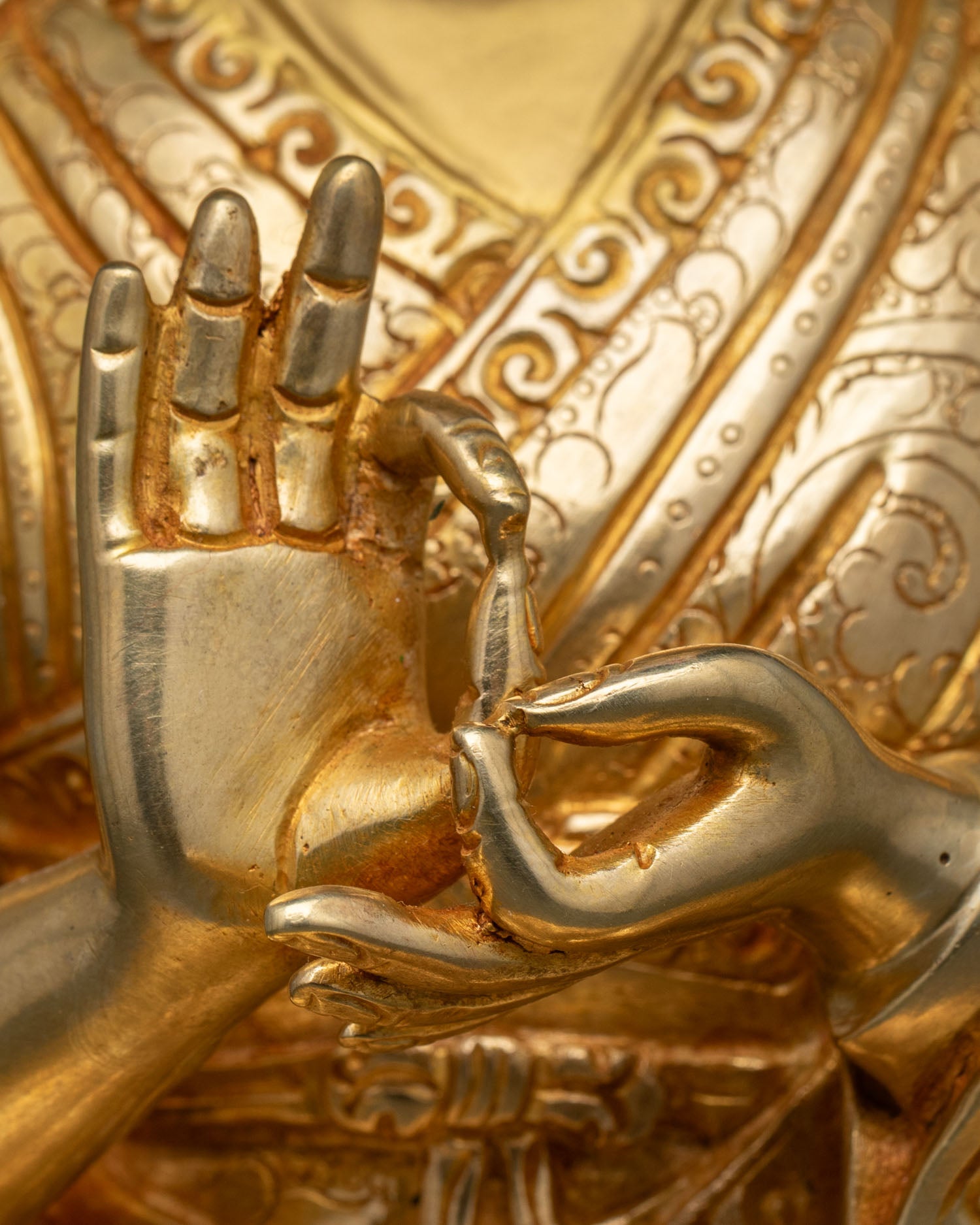 Dusum Khyenpa Statue | First Karmapa Buddhist Art from Nepal
