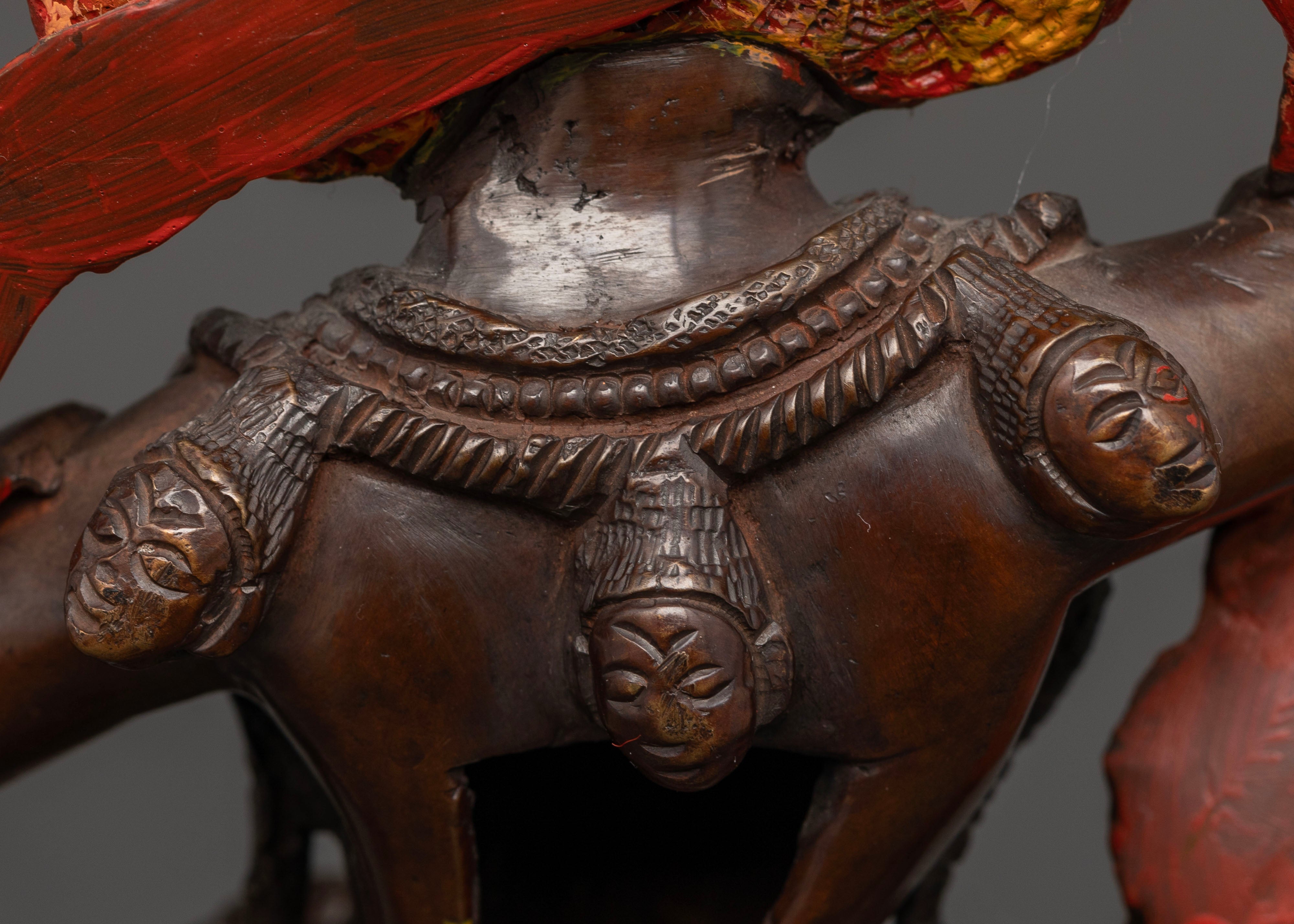 Simha Mukha Statue | Lion-Faced Protector for Spiritual Practice