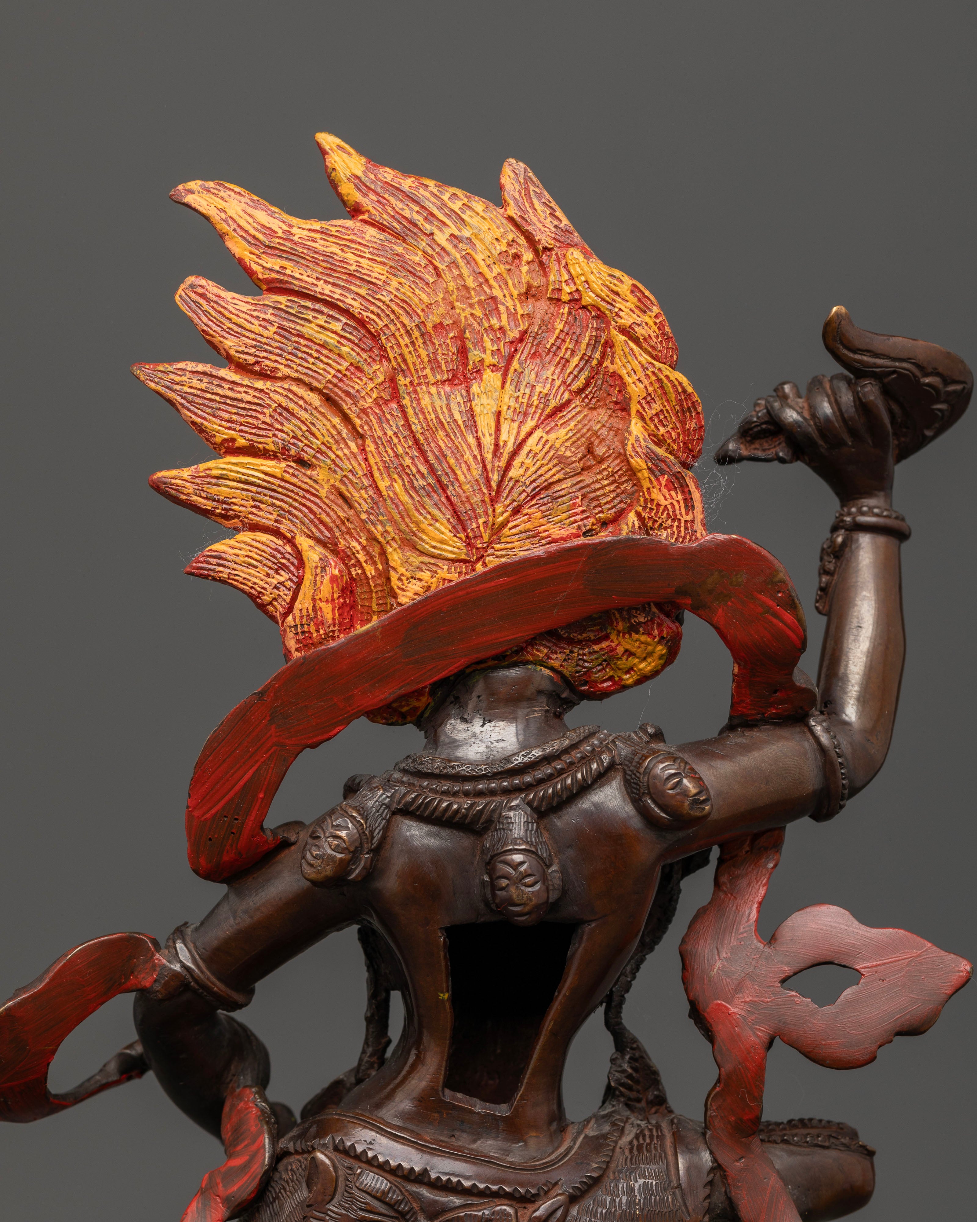 Simha Mukha Statue | Lion-Faced Protector for Spiritual Practice