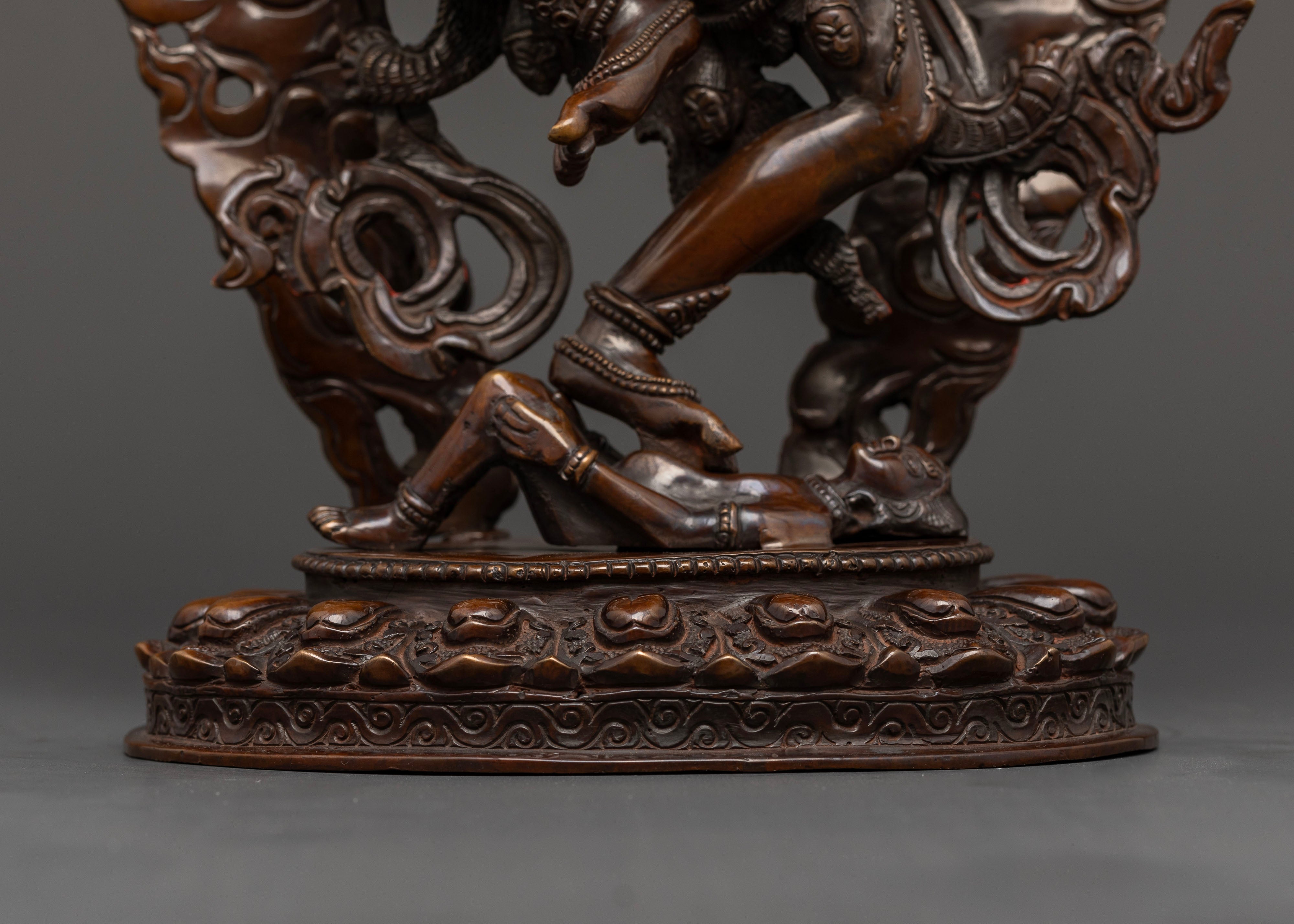 Simha Mukha Statue | Lion-Faced Protector for Spiritual Practice