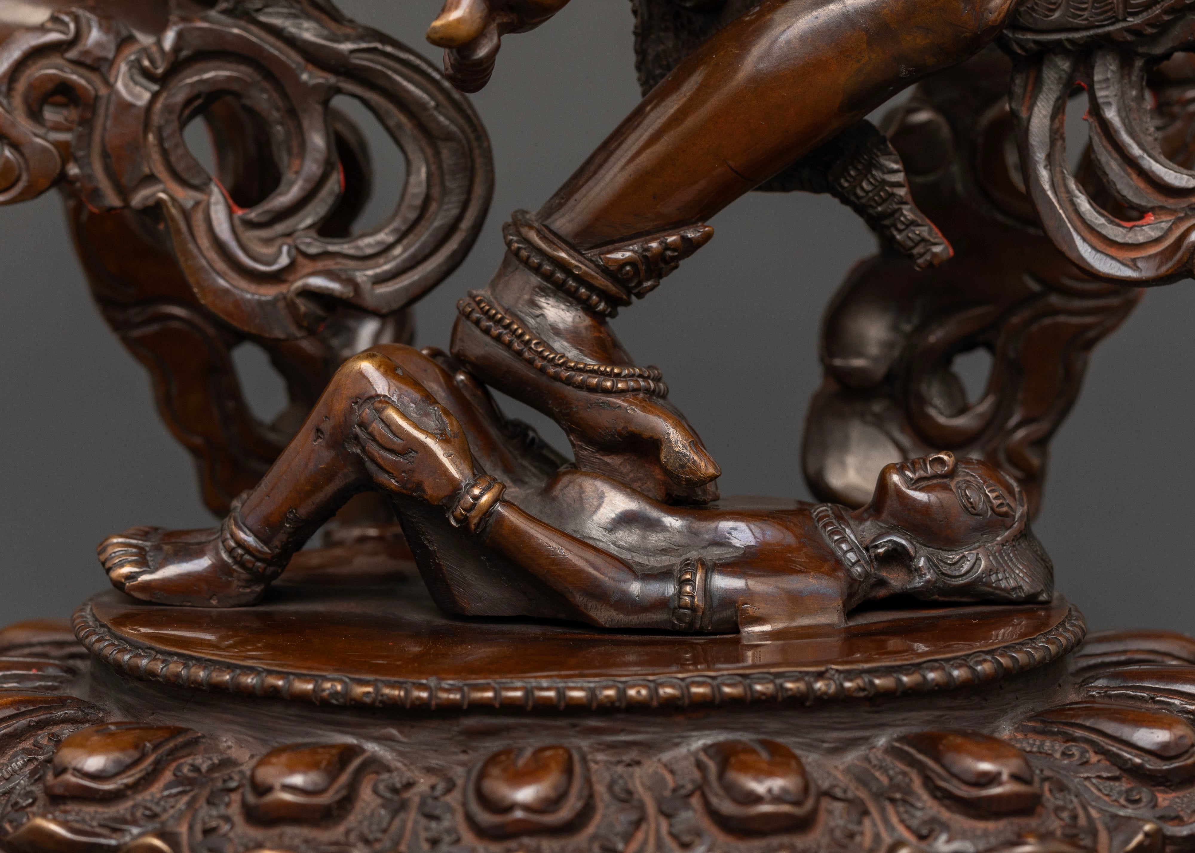 Simha Mukha Statue | Lion-Faced Protector for Spiritual Practice