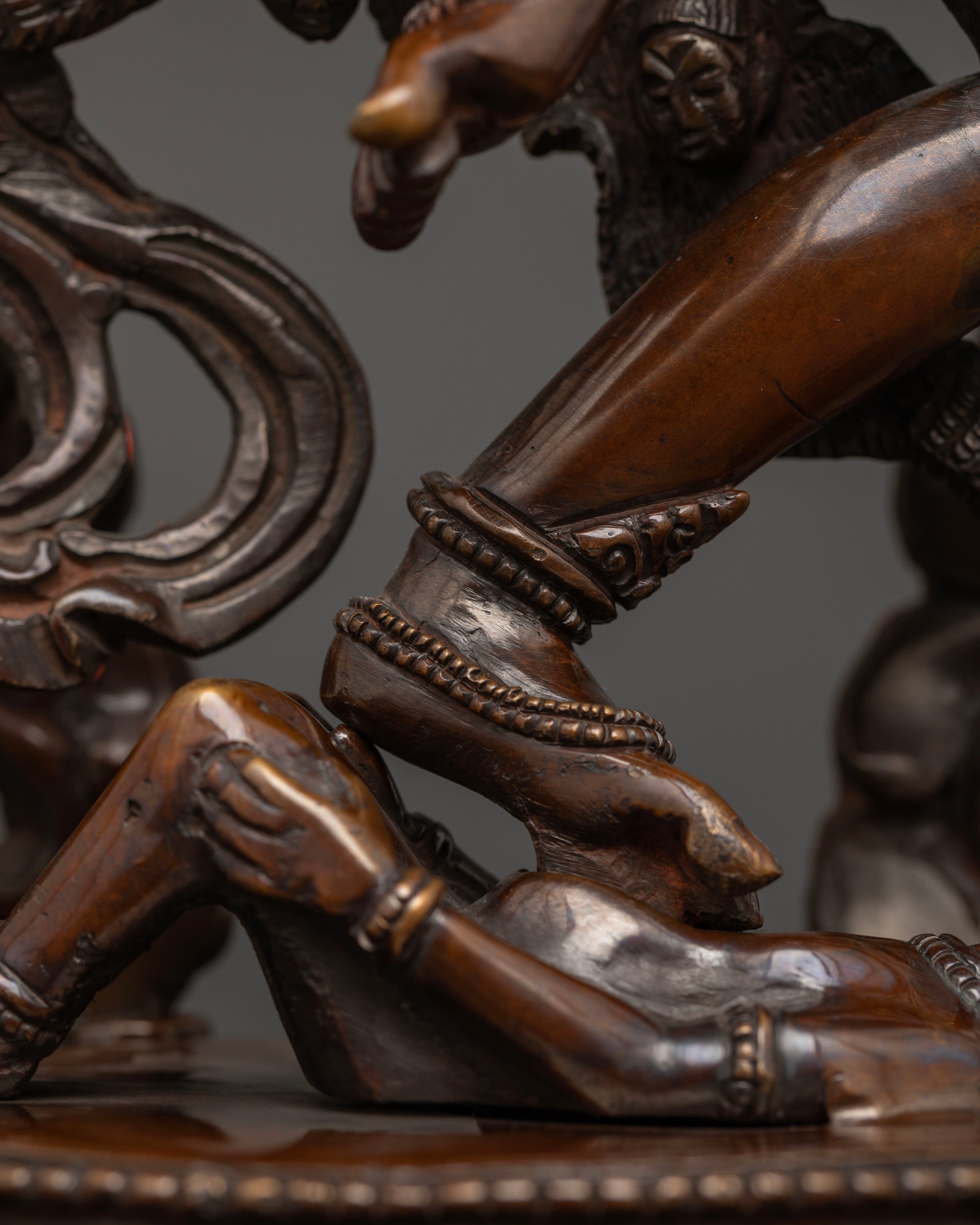 Simha Mukha Statue | Lion-Faced Protector for Spiritual Practice