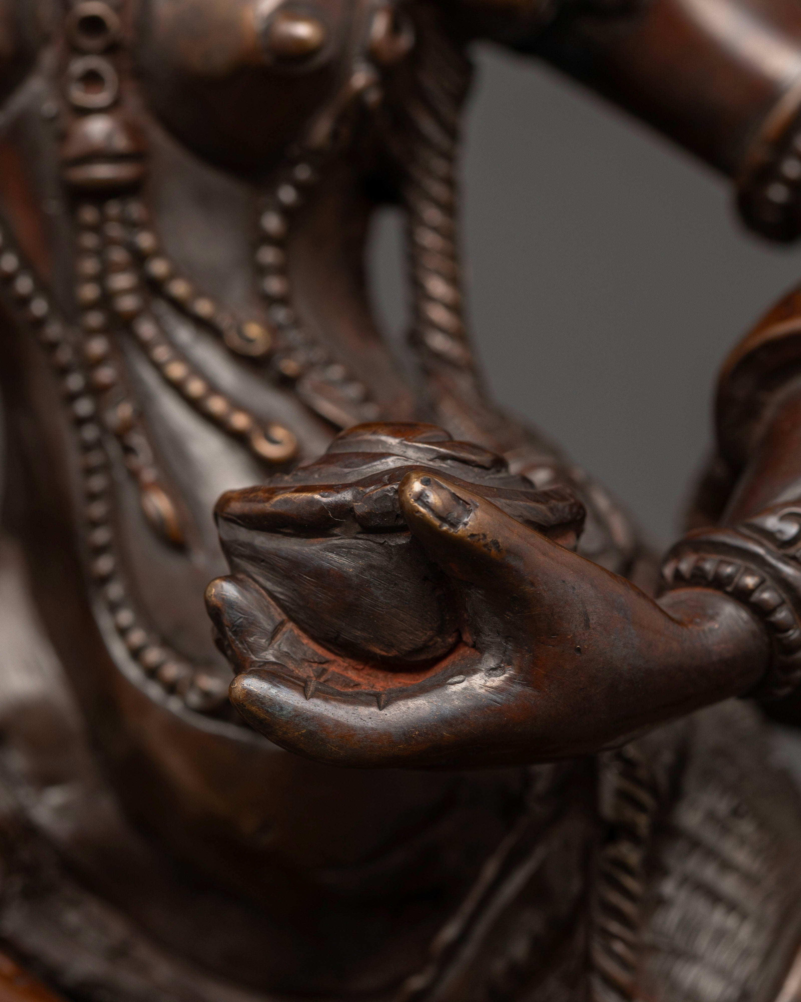 Simha Mukha Statue | Lion-Faced Protector for Spiritual Practice