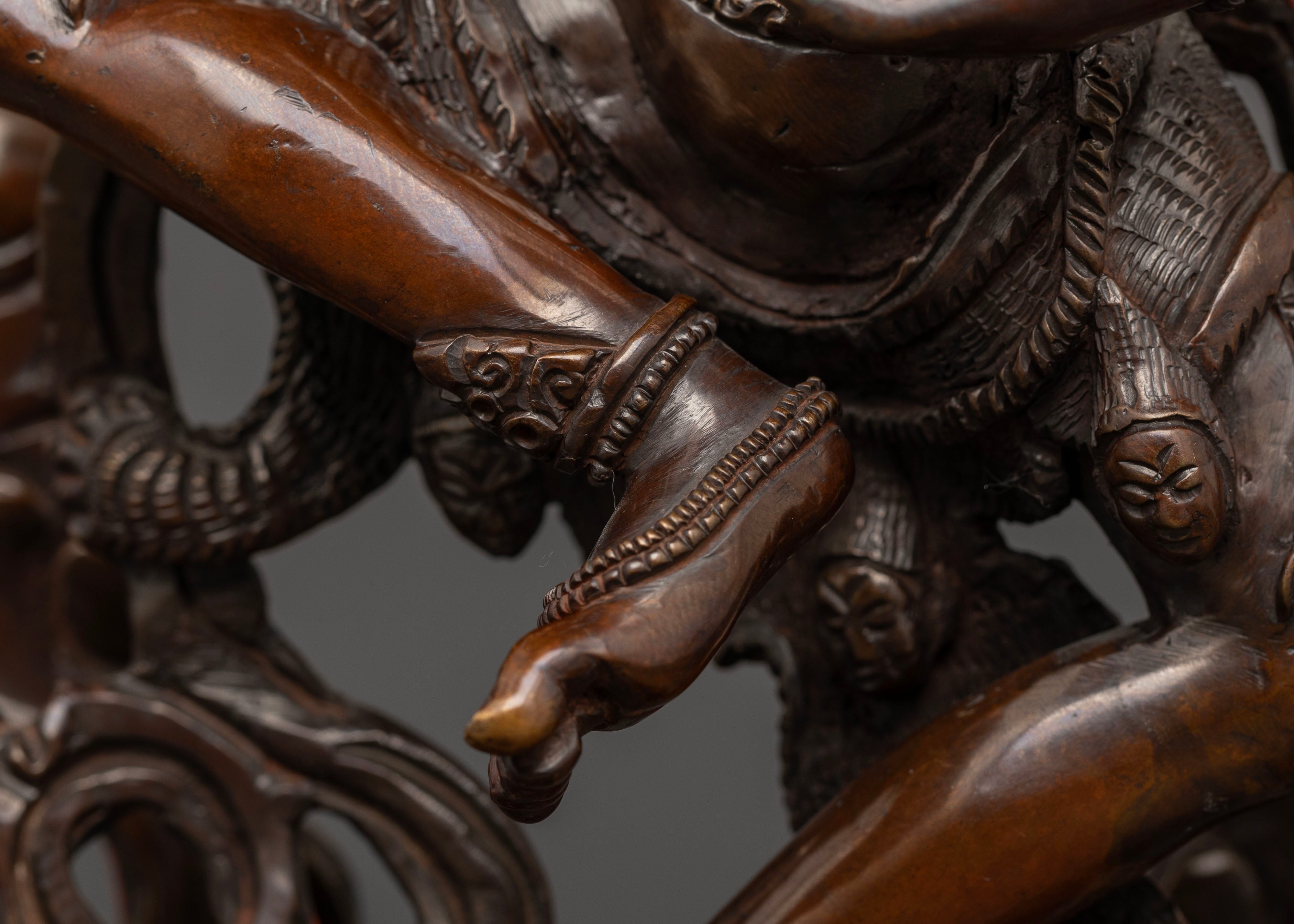 Simha Mukha Statue | Lion-Faced Protector for Spiritual Practice