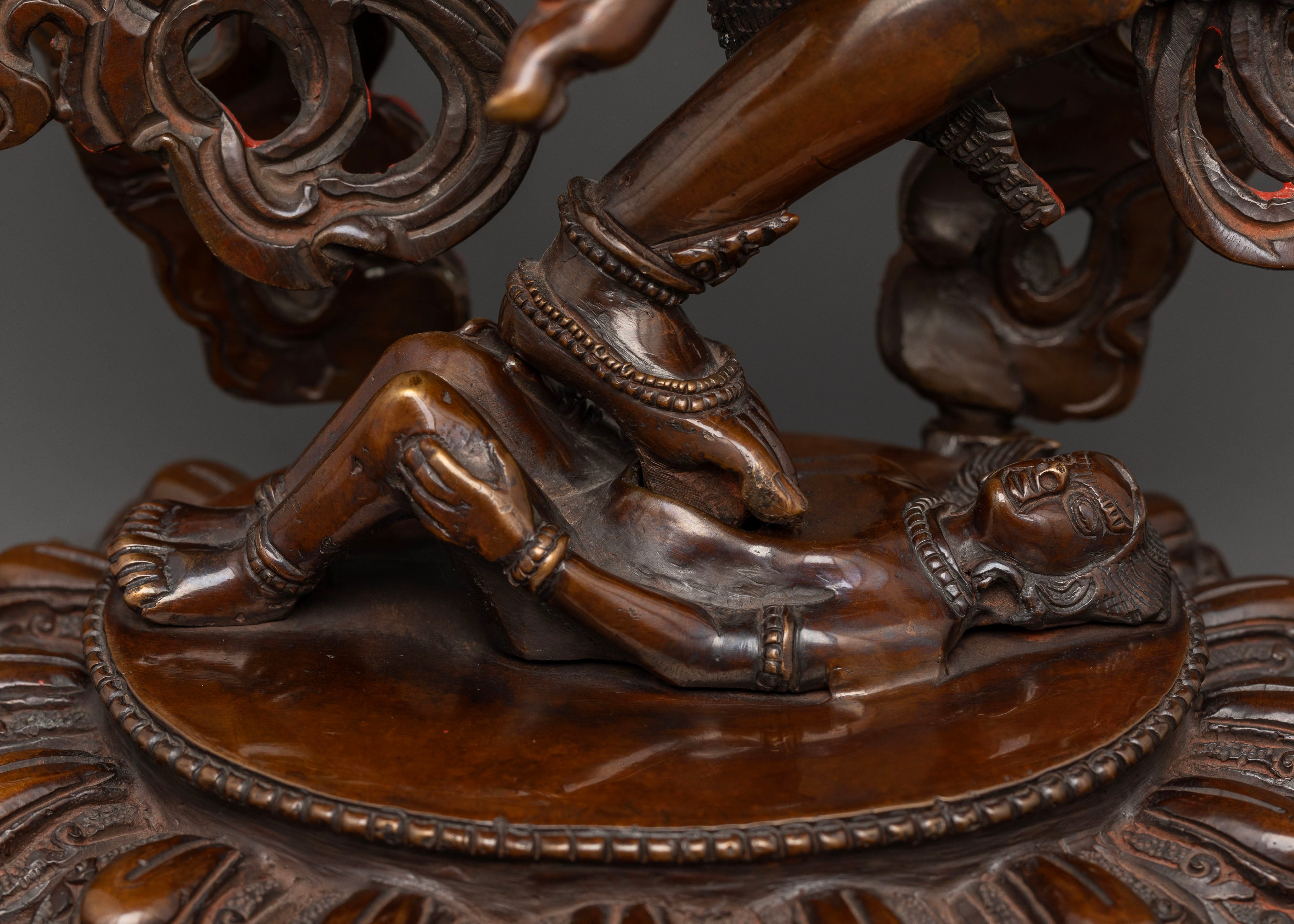 Simha Mukha Statue | Lion-Faced Protector for Spiritual Practice