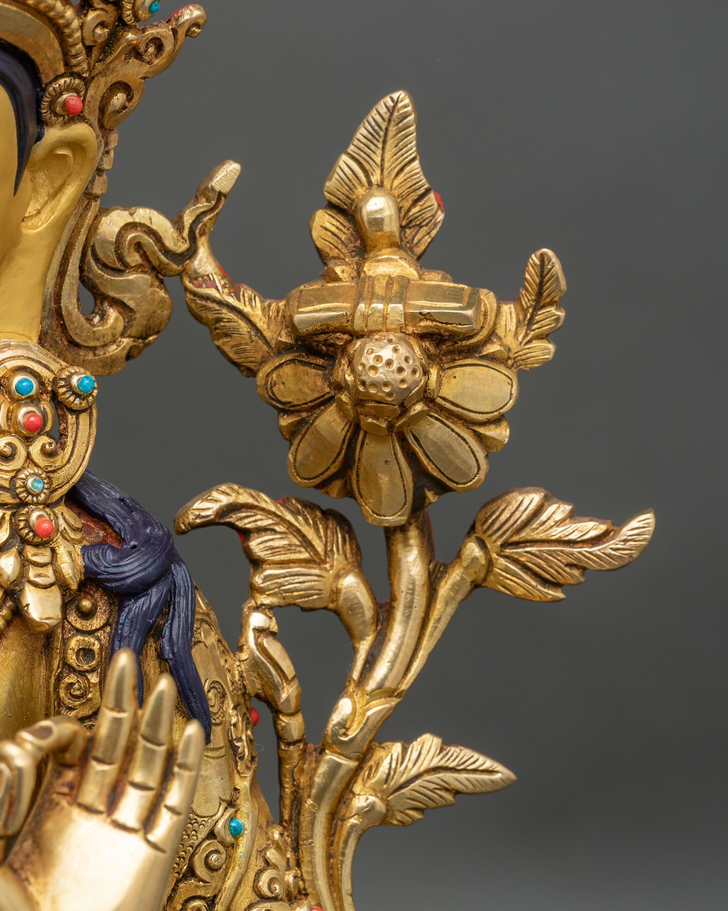 Manjushri Bodhisattva Statue | Premium Nepal Handmade Figurine