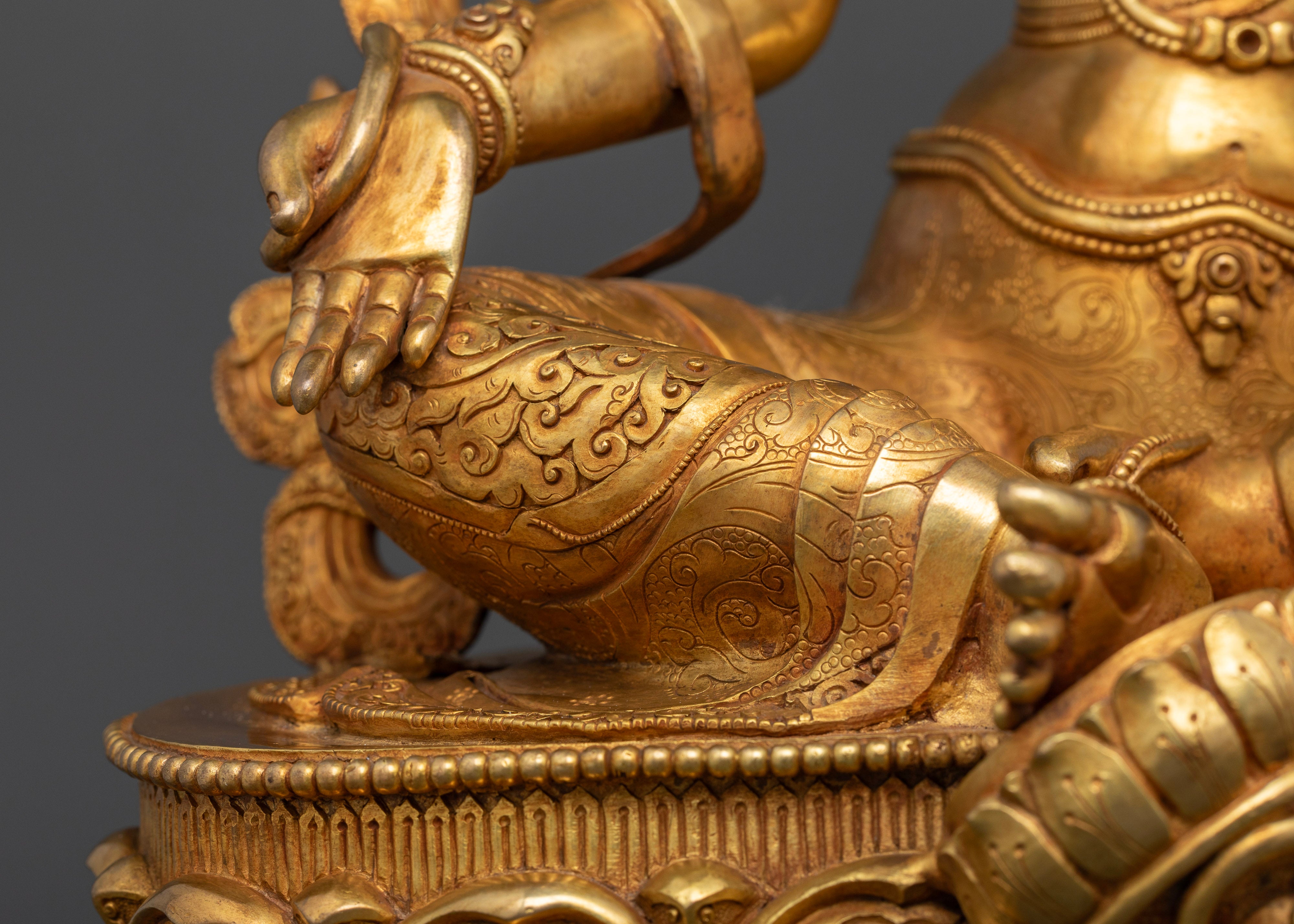 Mystical Guardian: The Green Tara Figurine