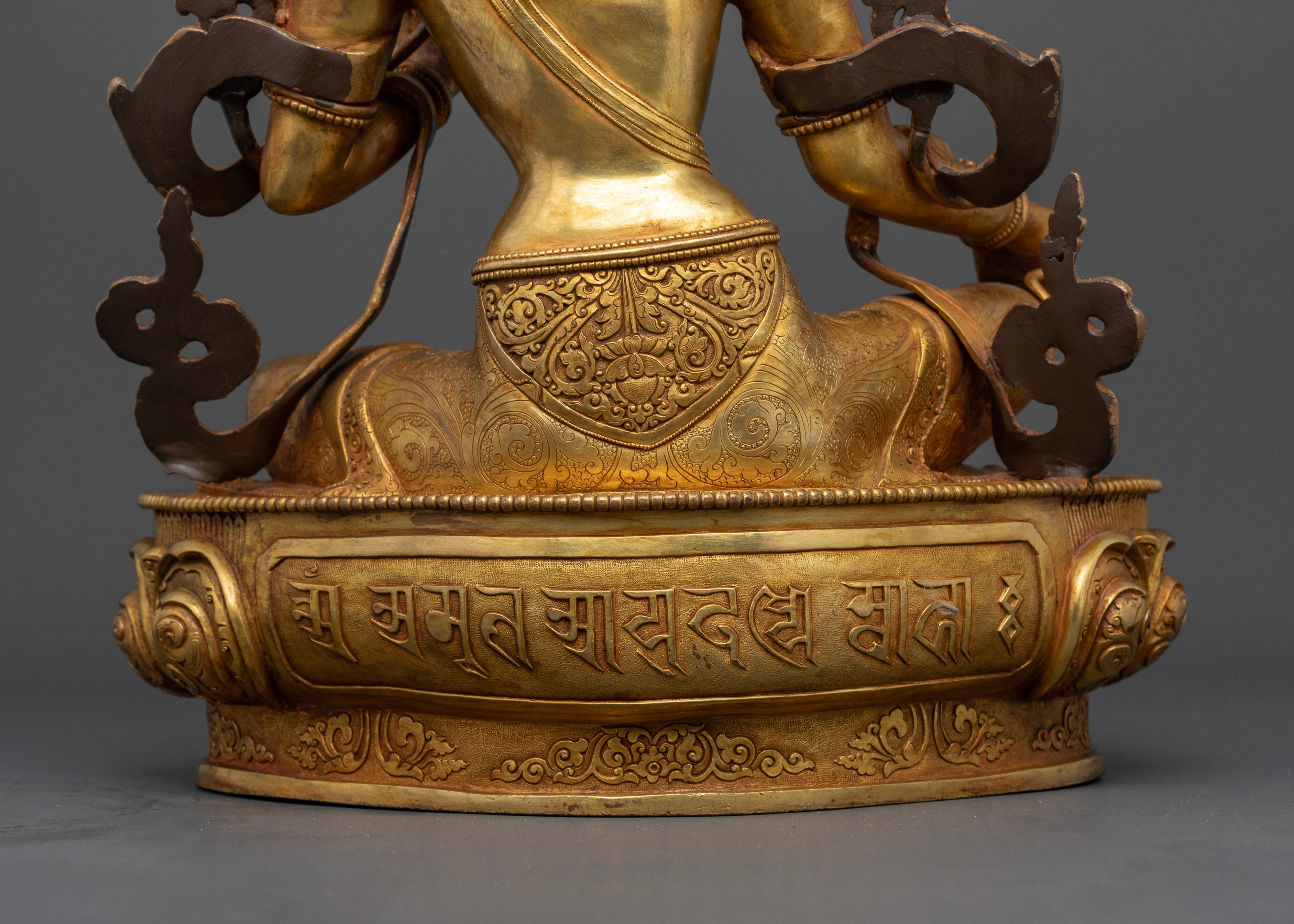 Mystical Guardian: The Green Tara Figurine