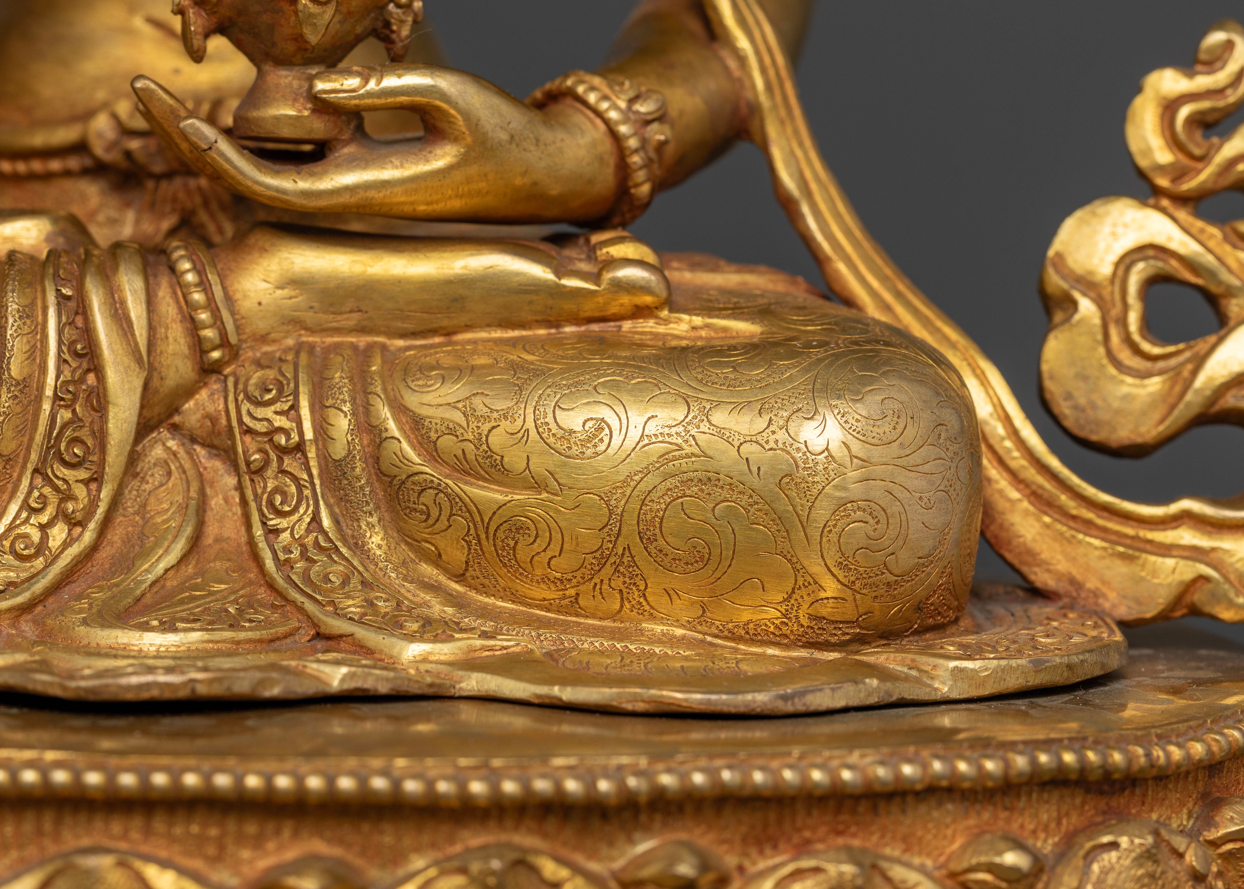 Triumphant Three-Headed Namgyalma Statue