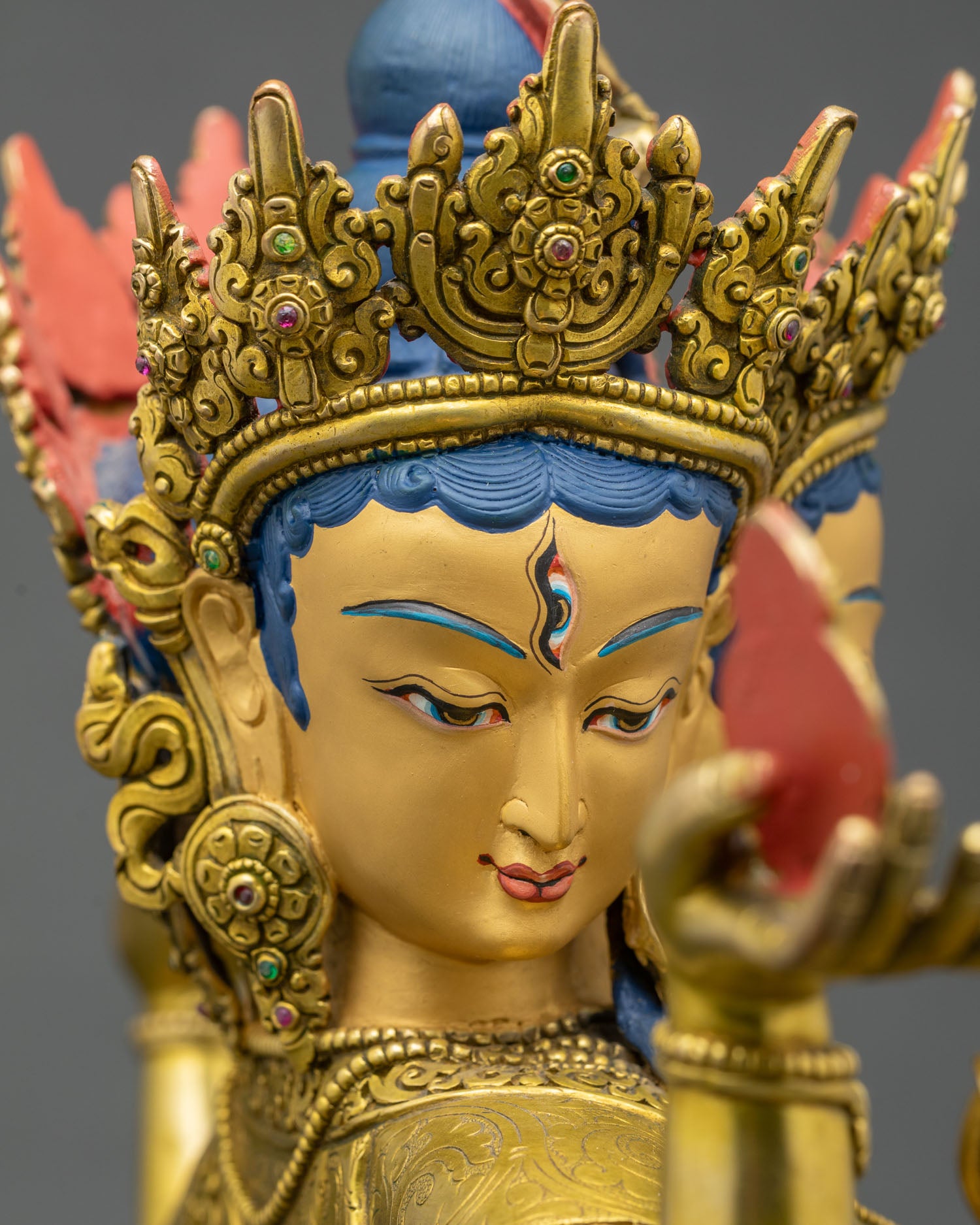 Handmade Statue of Namgyalma | Longevity Goddess
