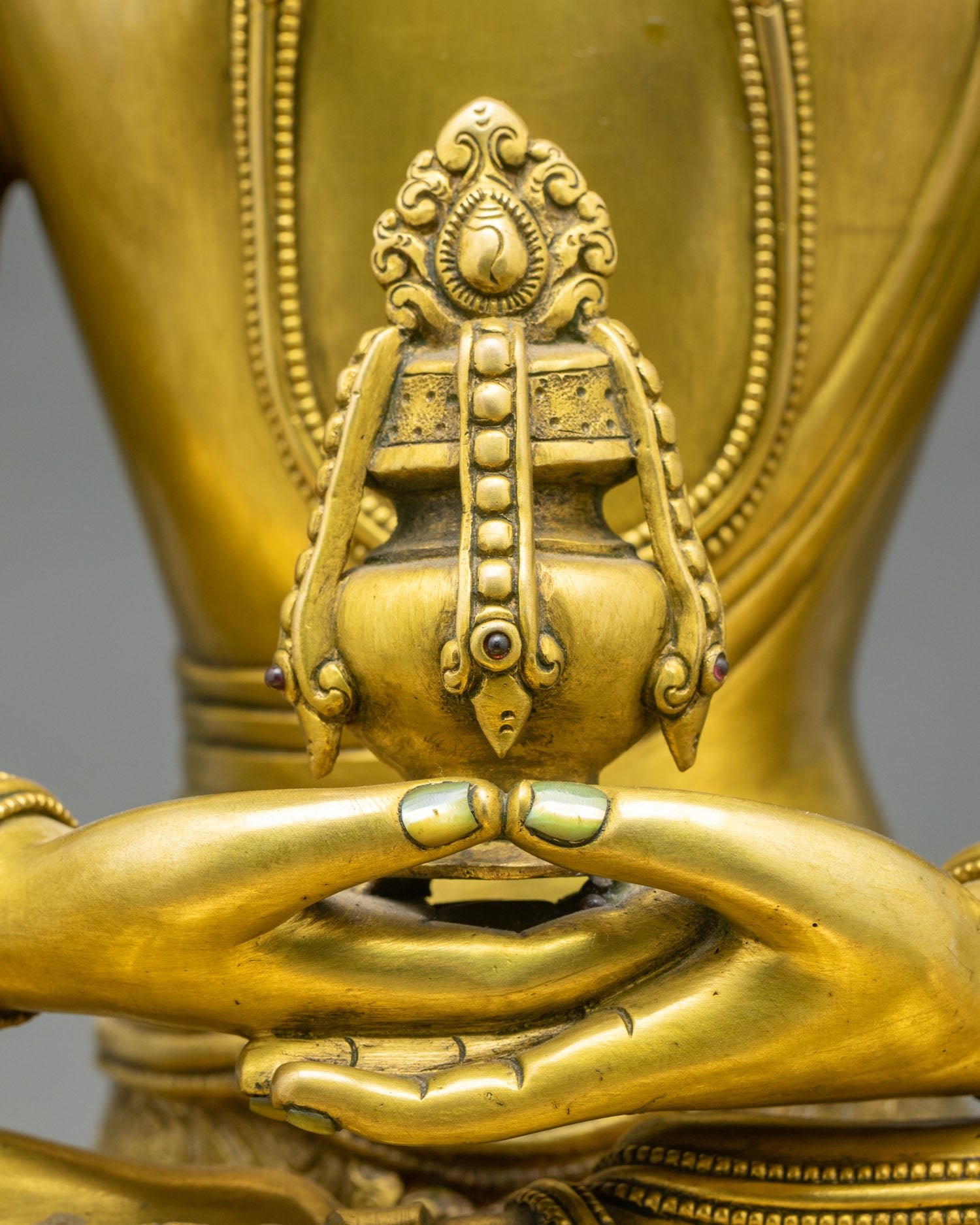 Amitayus Bodhisattva Statue – Handmade in Nepal