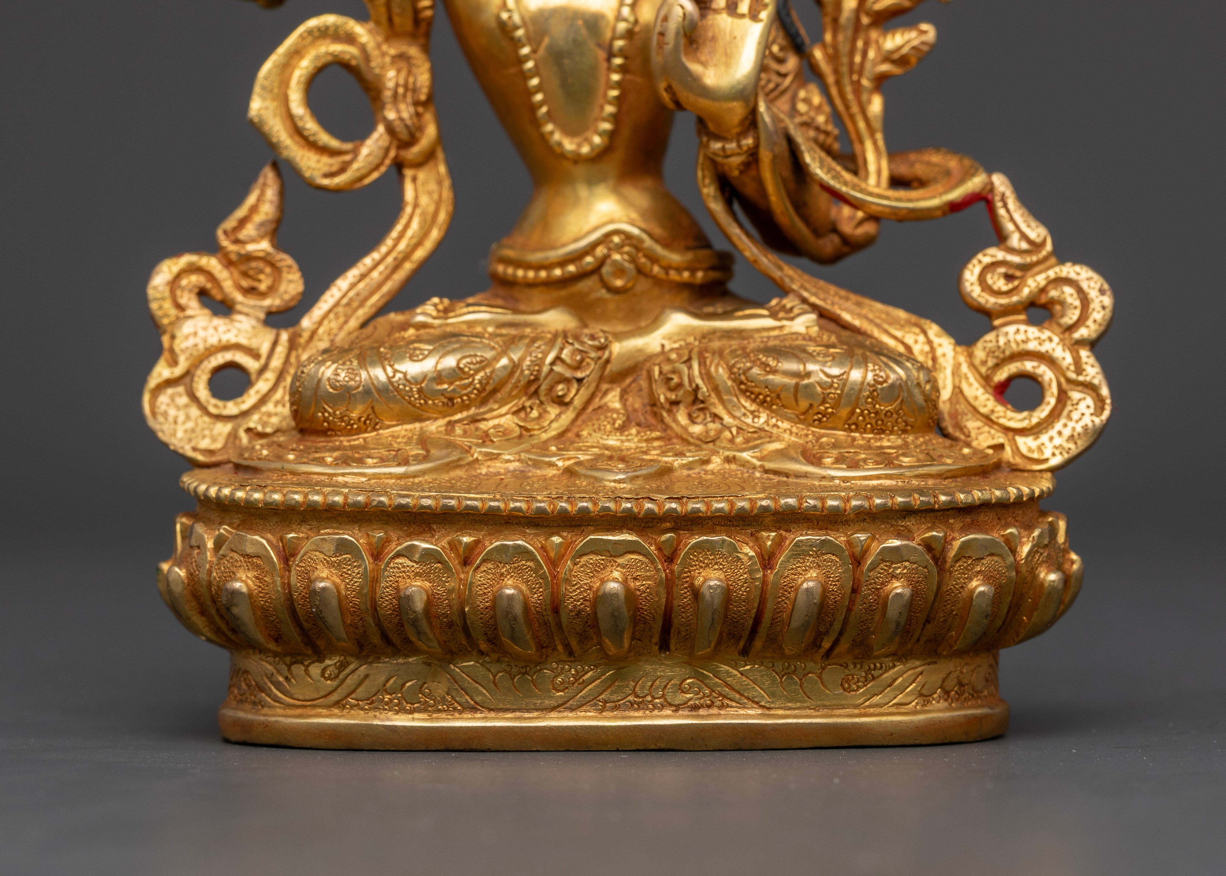 The Divine Intellect: Manjushri Statue