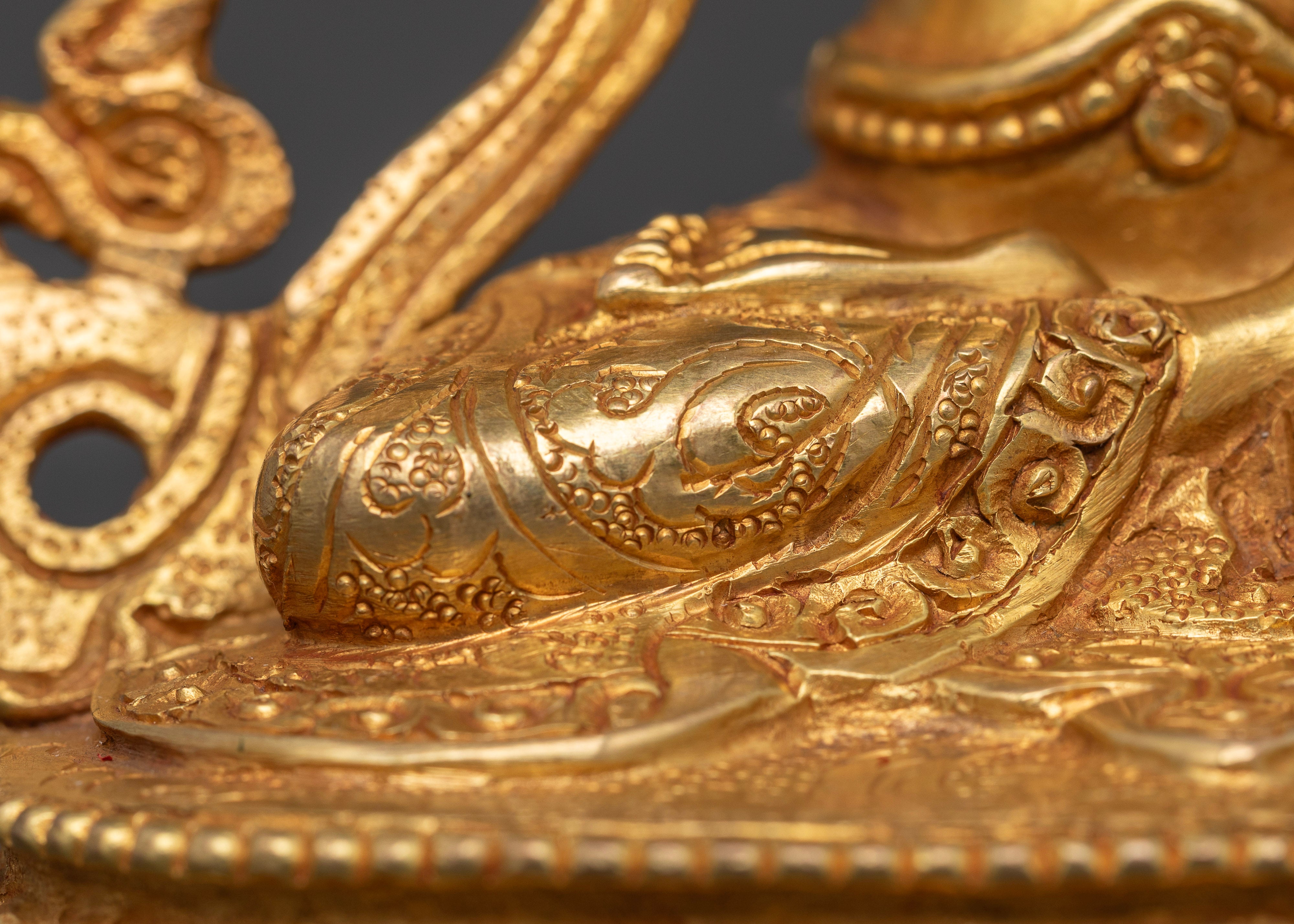 The Divine Intellect: Manjushri Statue