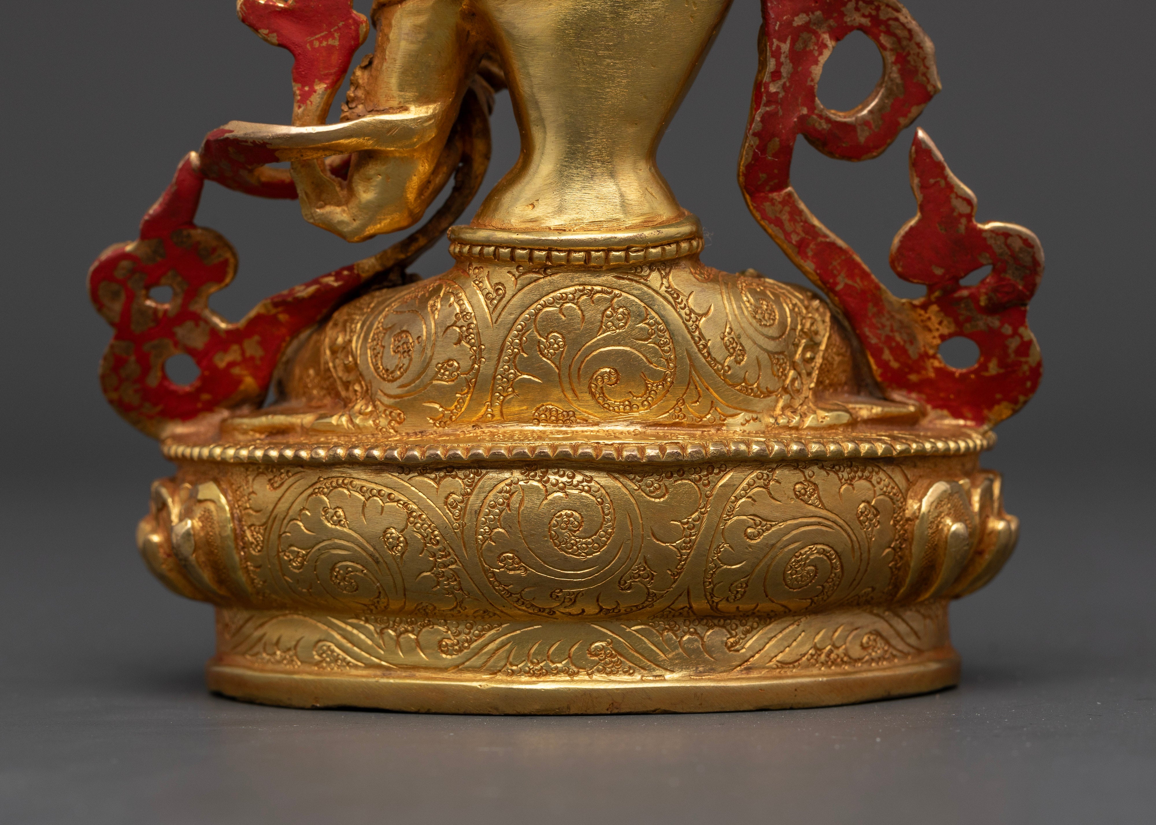 The Divine Intellect: Manjushri Statue