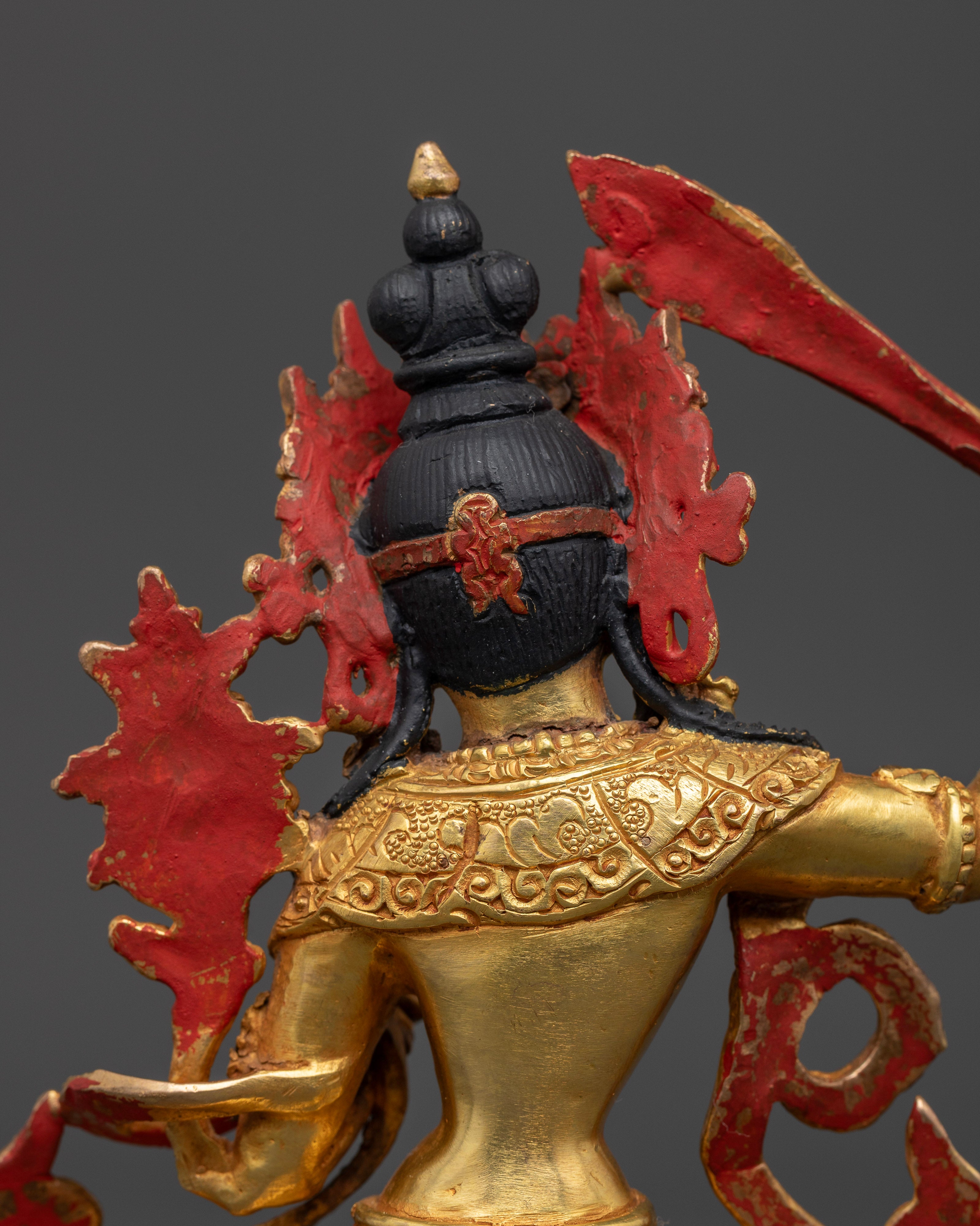 The Divine Intellect: Manjushri Statue