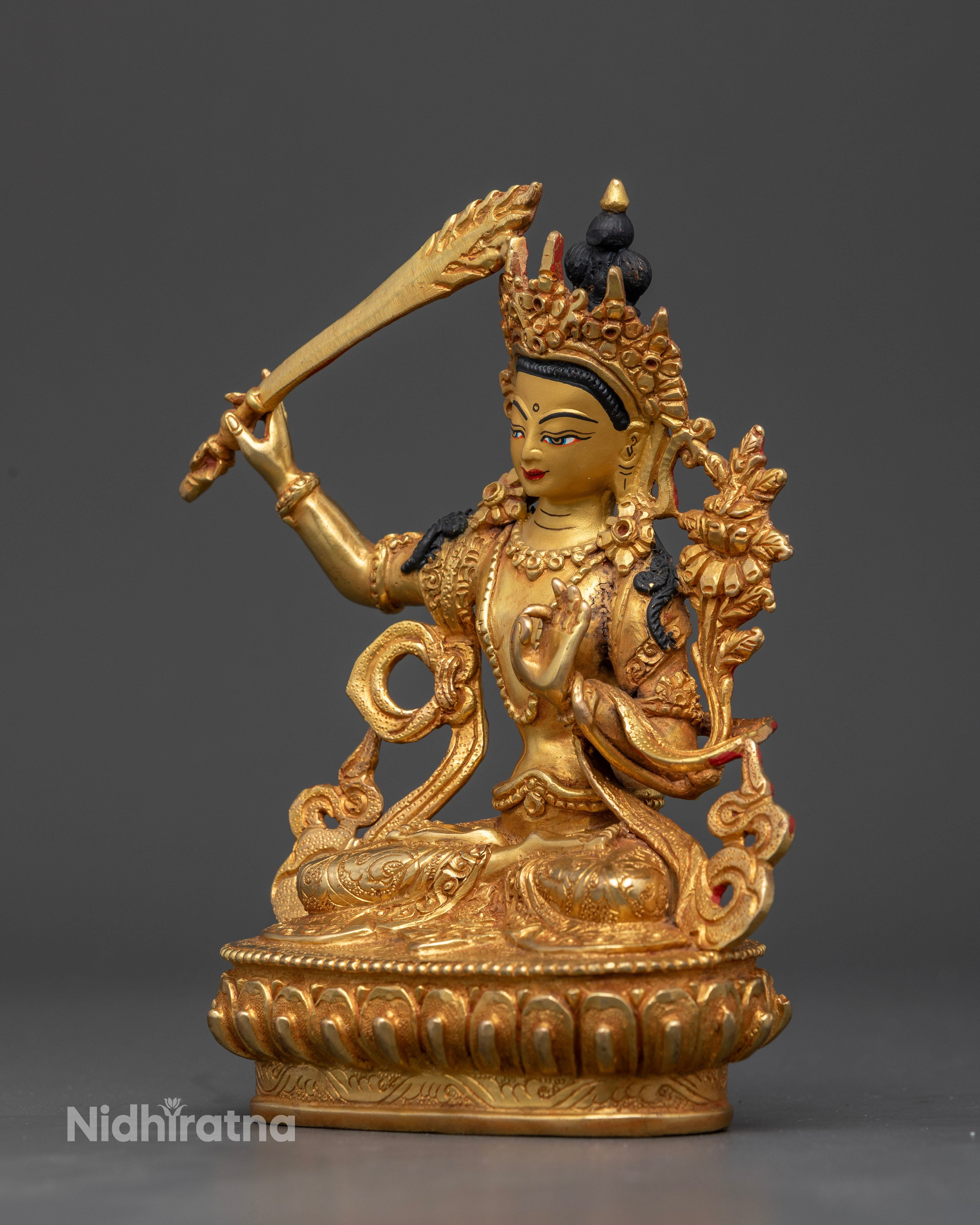 The Divine Intellect: Manjushri Statue