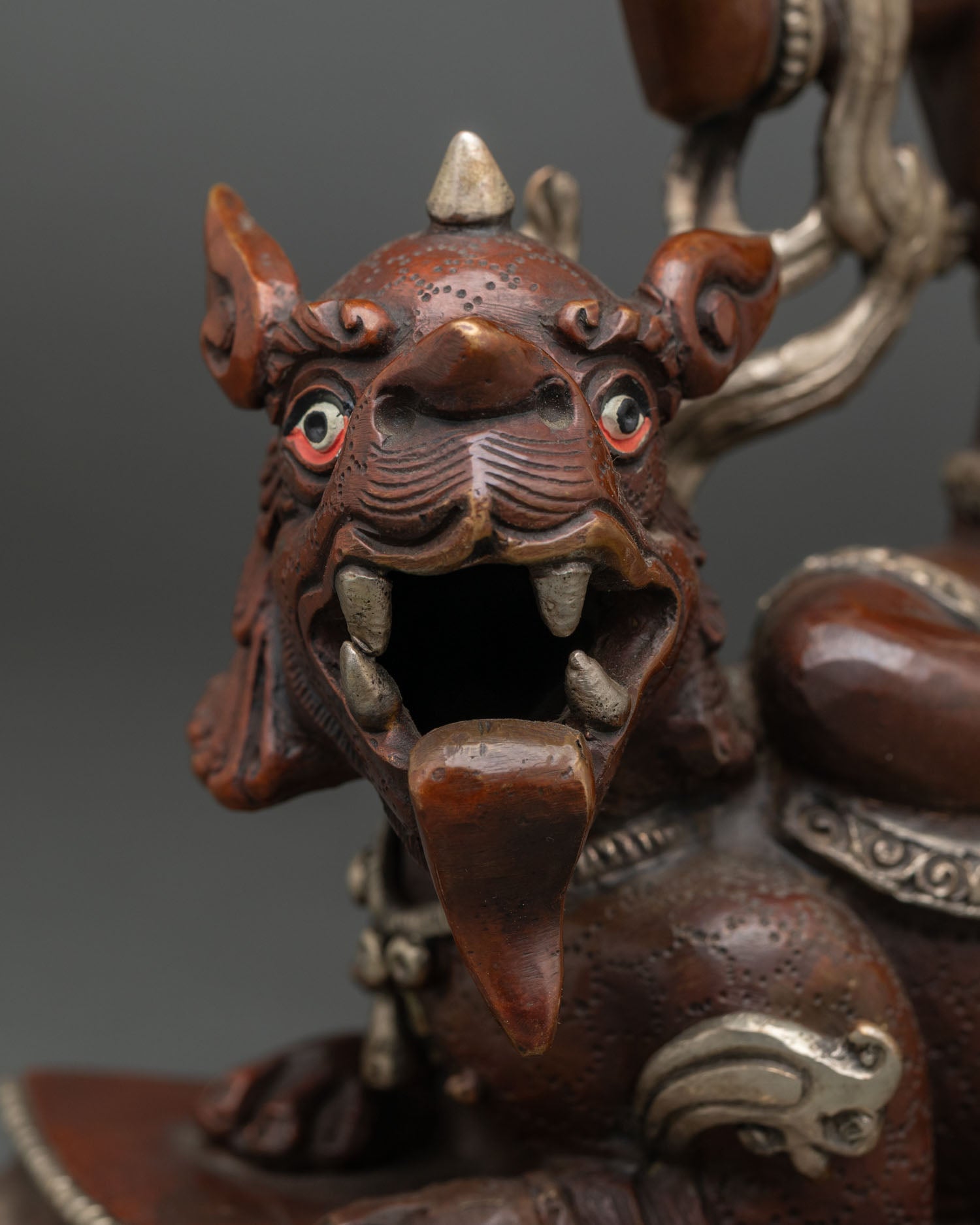 Lion Manjushri Statue