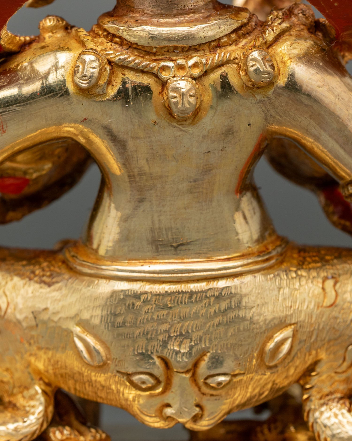 Four-Armed Mahakala Statue | Authentic Tibetan Sacred Art