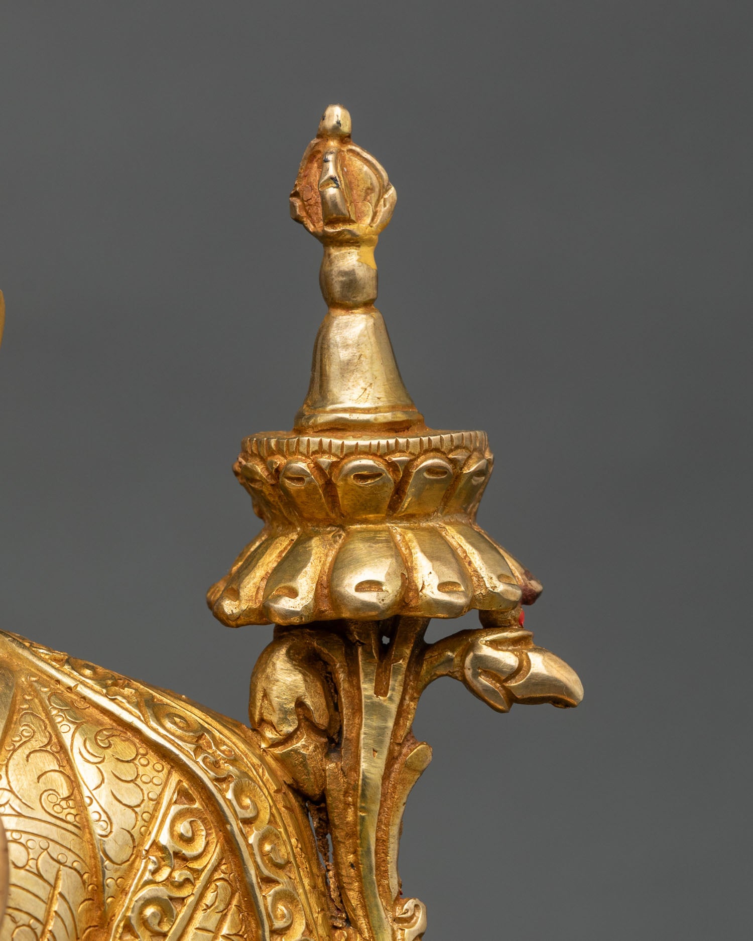 3rd Karmapa Copper Statue | The Head of Karma Kagyu