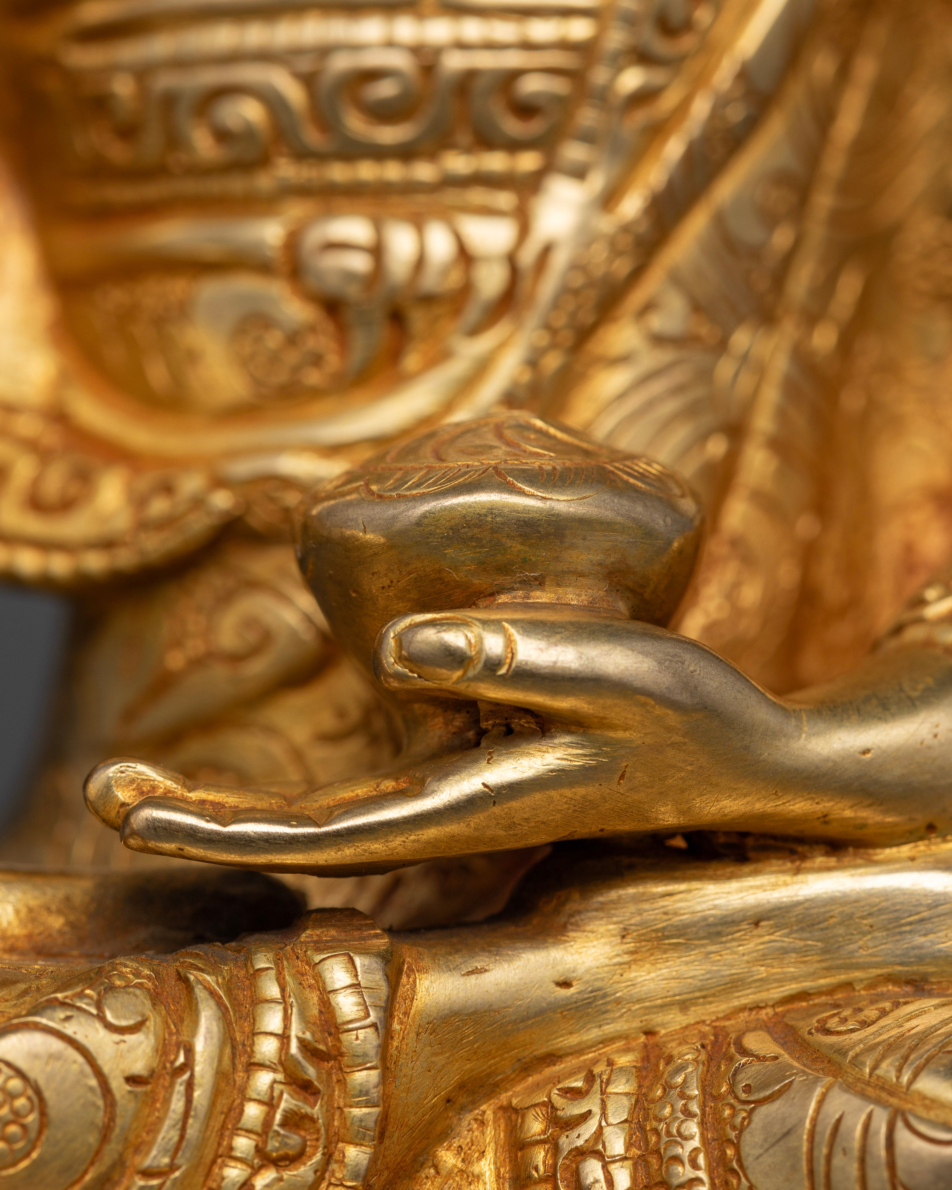 The Jewel-Born: Ratnasambhava Statue