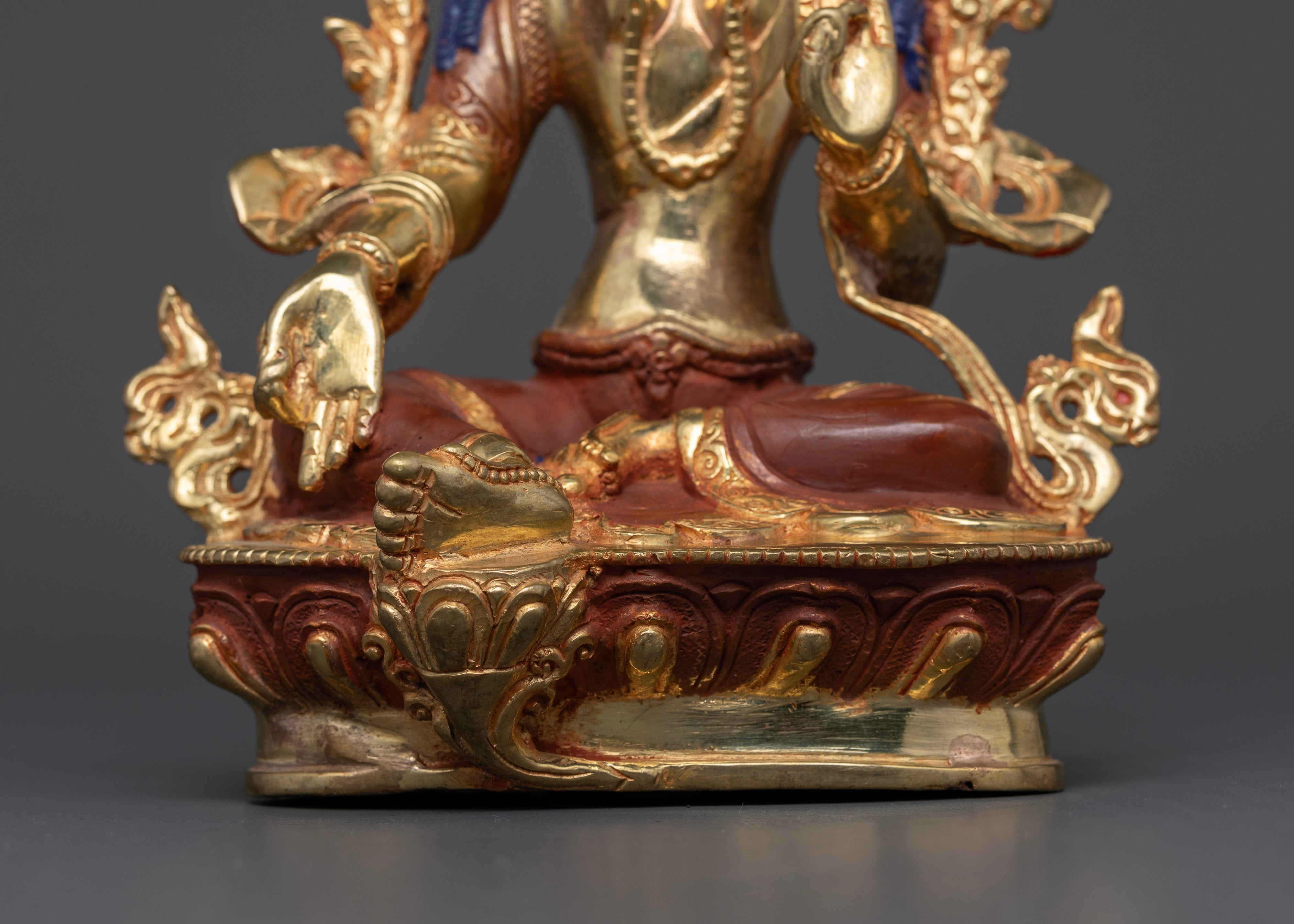 Empowering Wisdom: The Green Tara Figurine