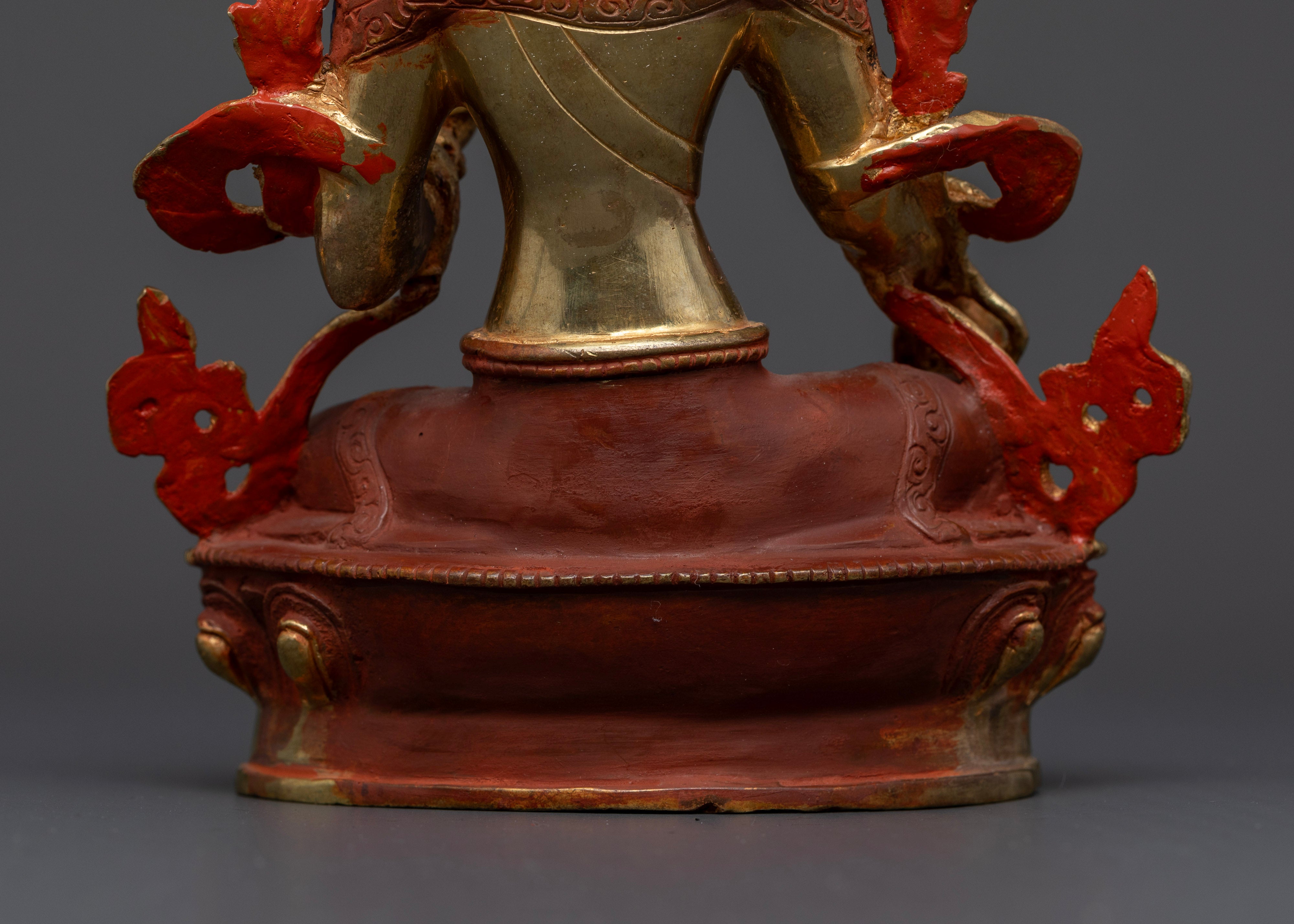 Empowering Wisdom: The Green Tara Figurine