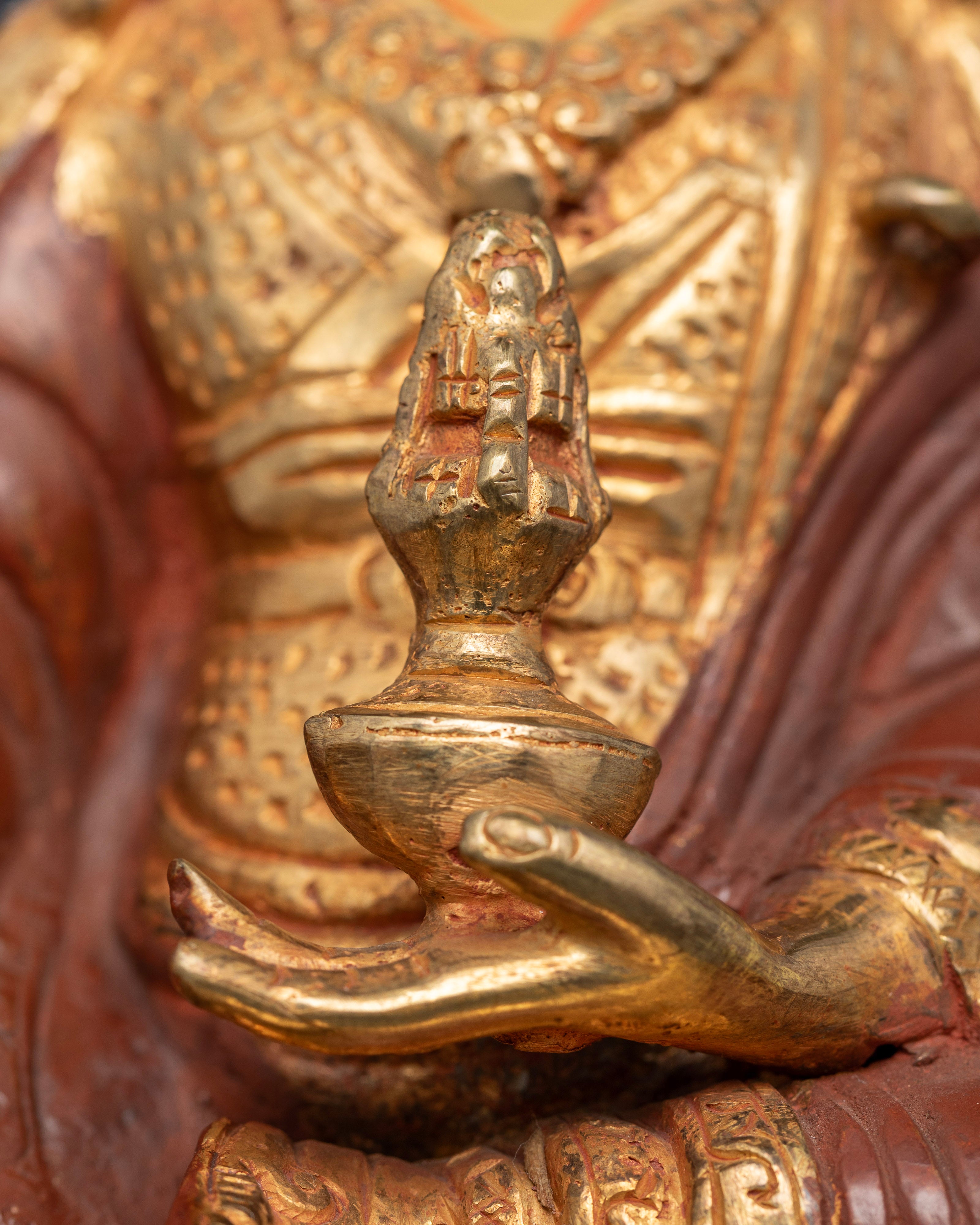 The Enlightened Master: Guru Rinpoche Statue