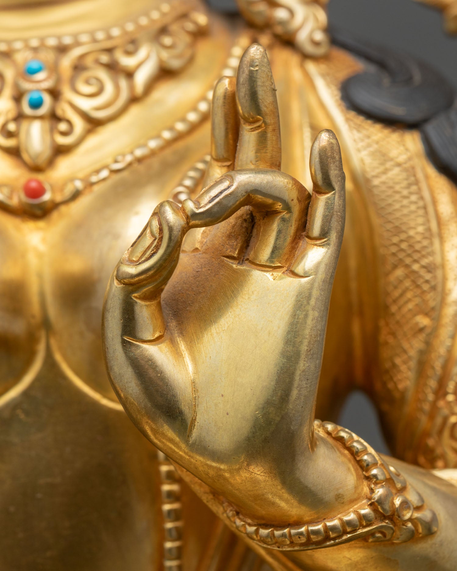 Green Tara Statue | Compassionate Goddess Figurine