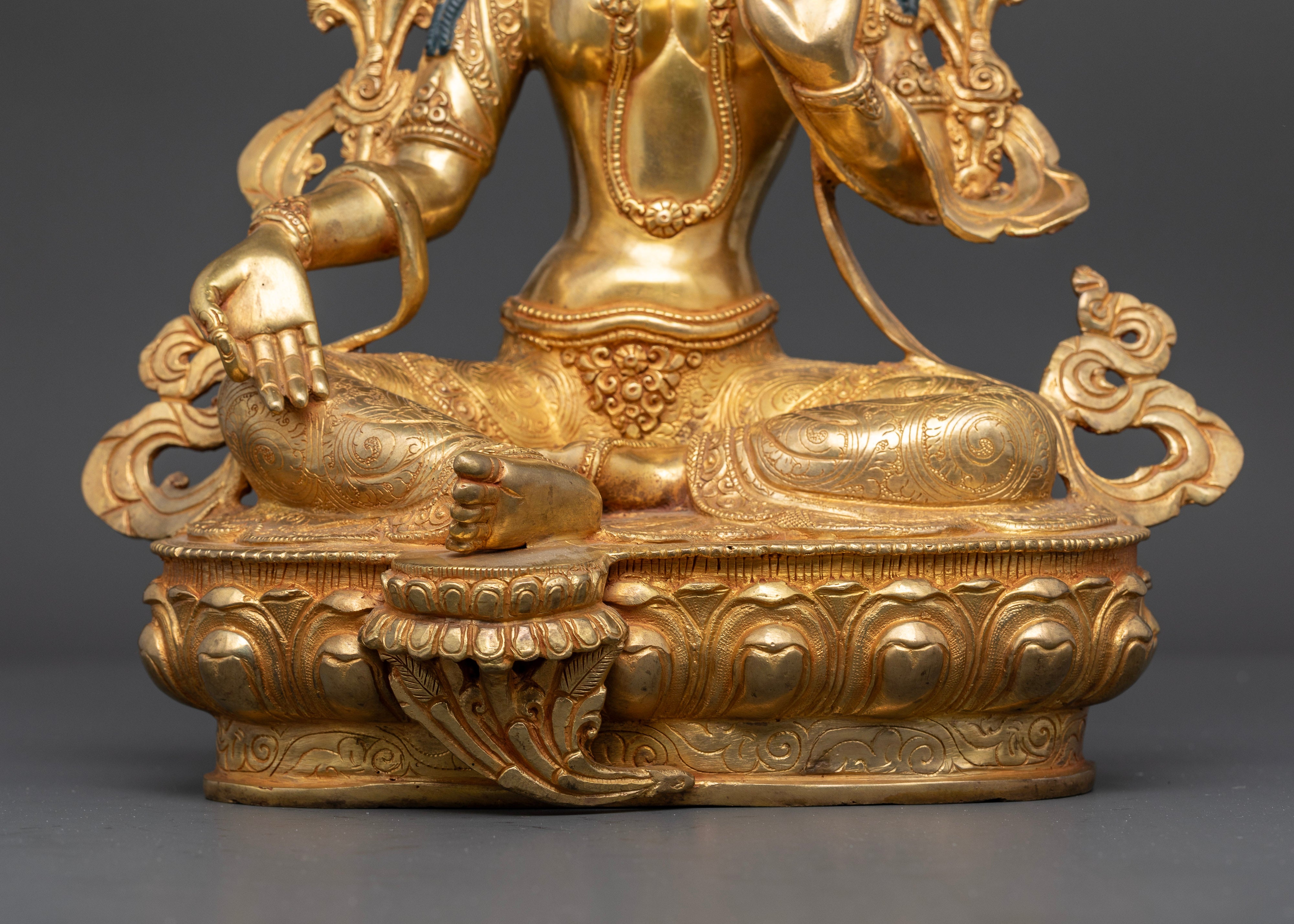 Eternal Grace: The Green Tara Sculpture