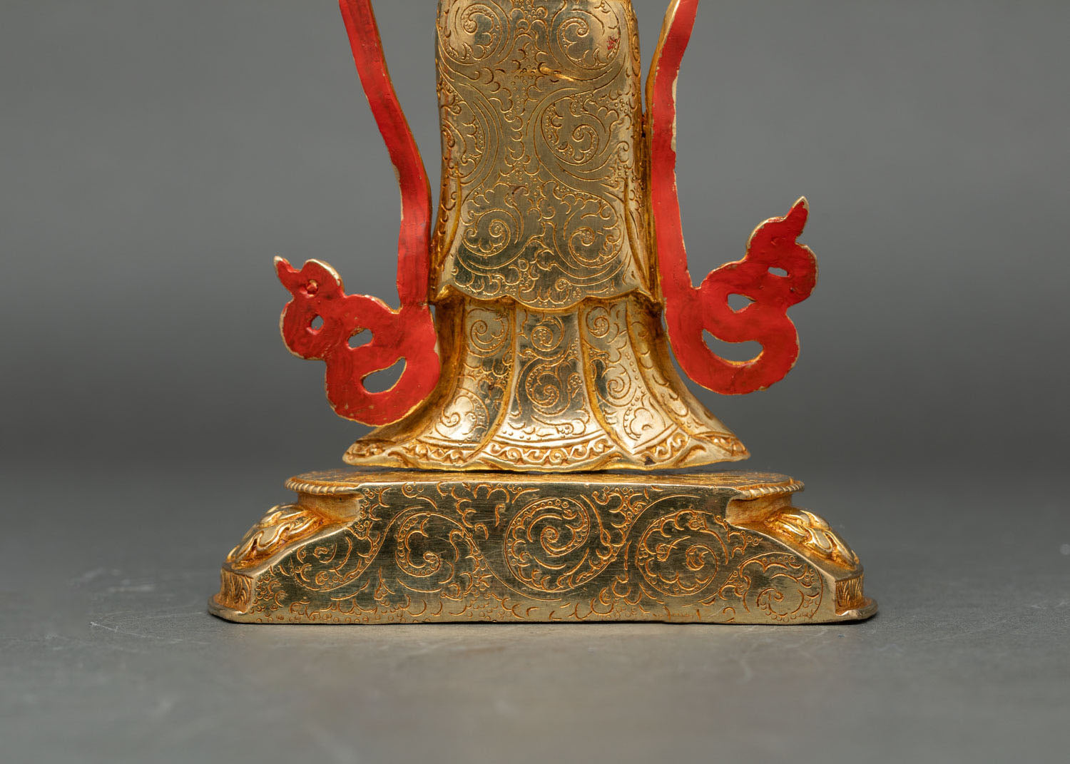 Guru Rinpoche & Two Attendants Statue | Traditional Himalayan Art