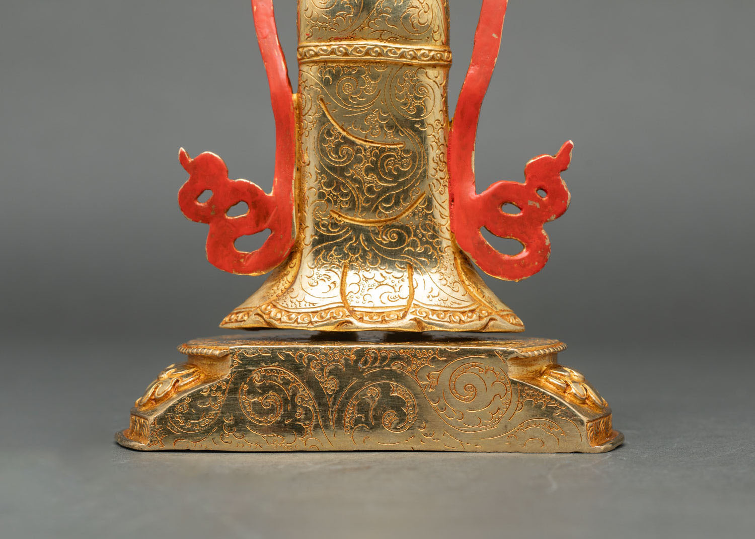 Guru Rinpoche & Two Attendants Statue | Traditional Himalayan Art