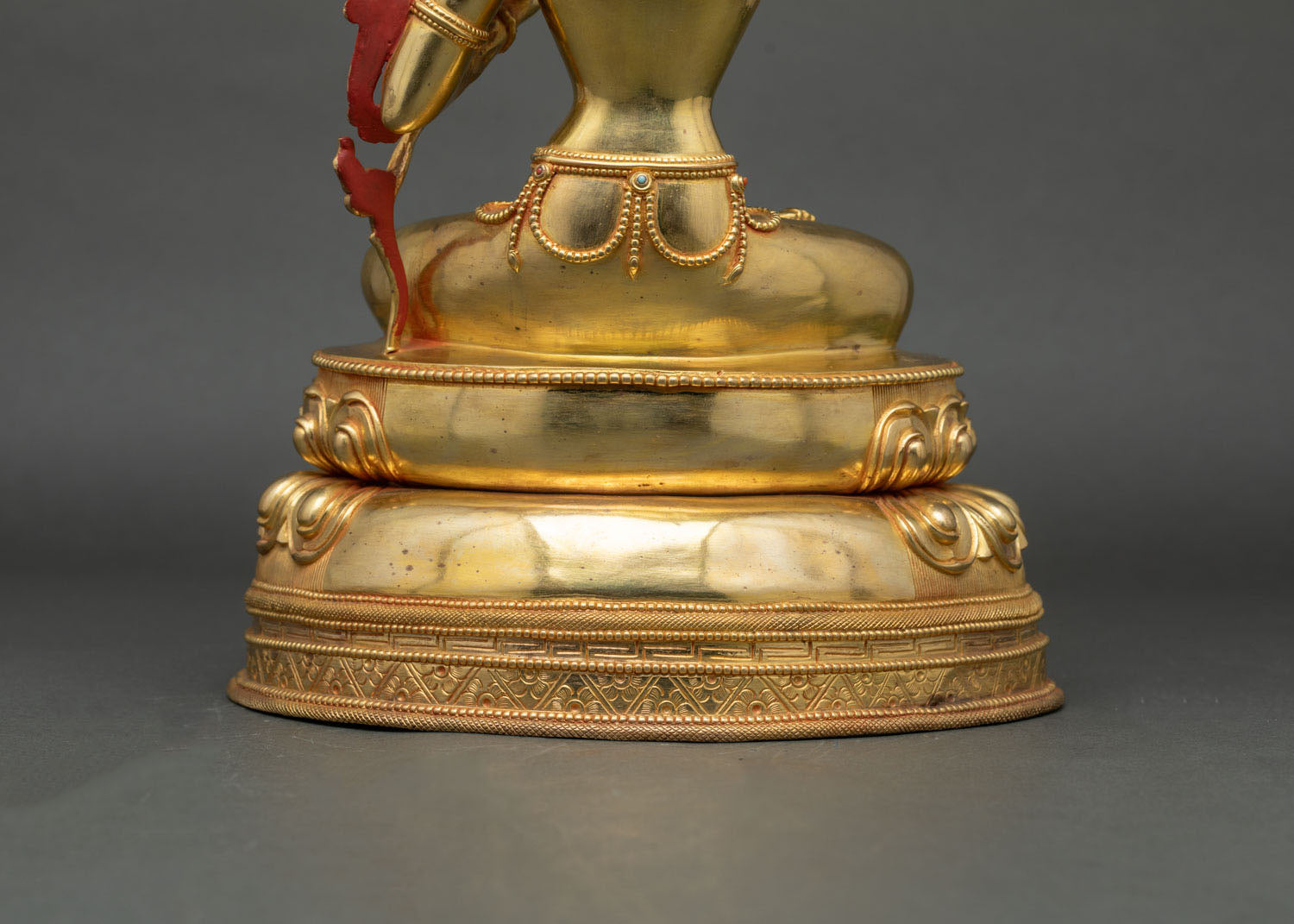 Manjushri Statue | 24K Gold Copper Artwork