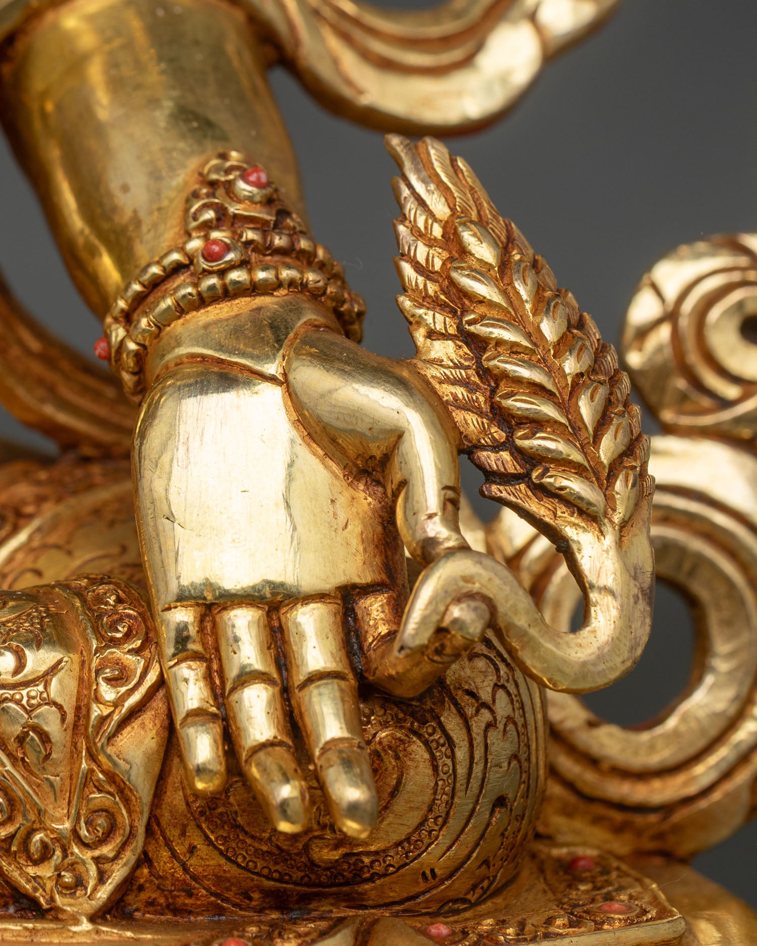 Ksitigarbha Statue | Buddhist Decor from Nepal