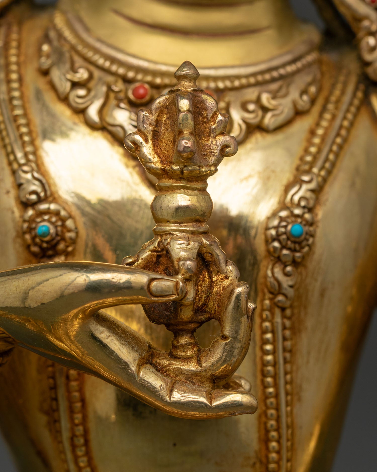 Sacred Vajrasattva Statue | Vajrayana Buddhist Icon