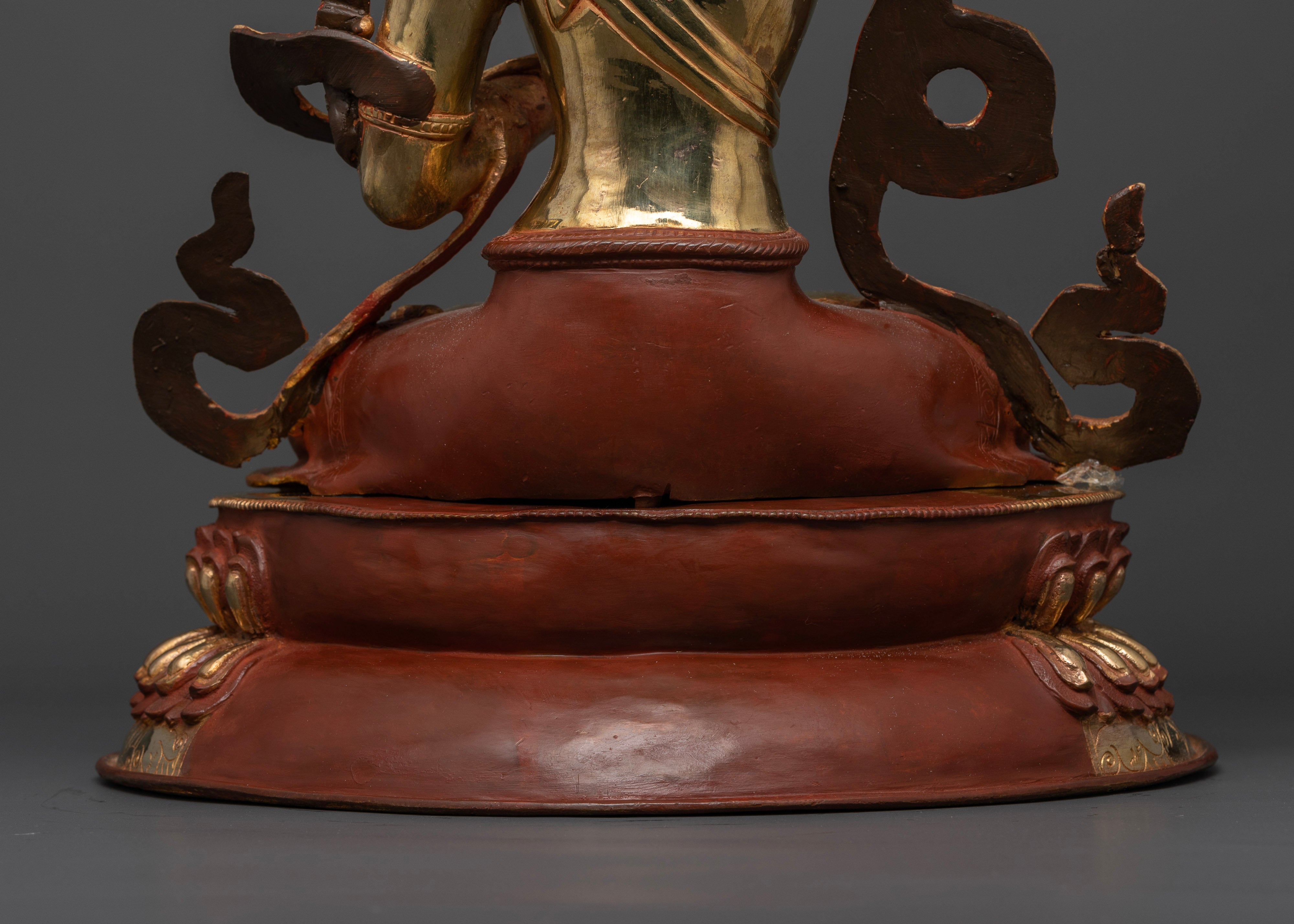 Manjushri Statue: Fusion of Wisdom and Spiritual Alchemy