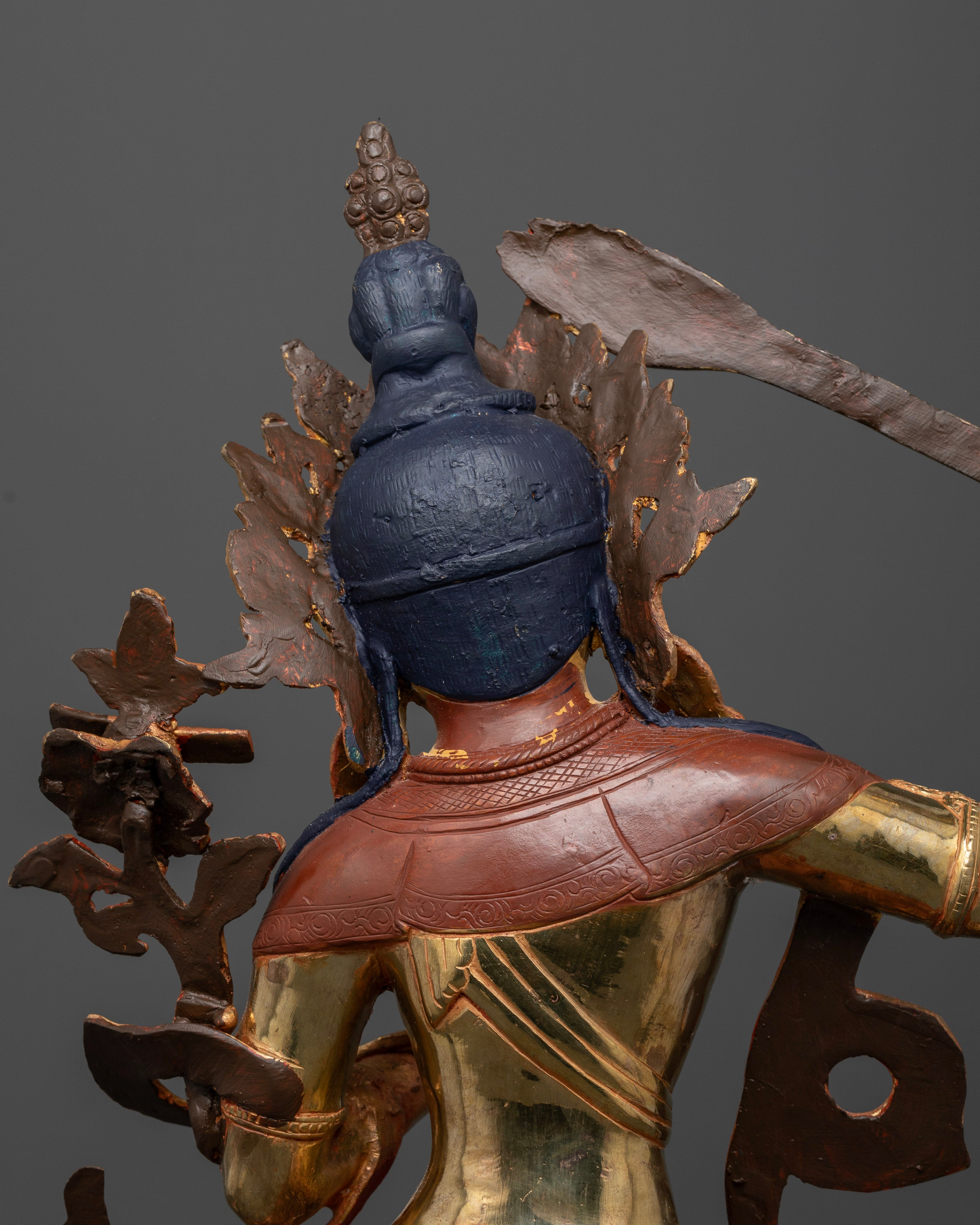 Manjushri Statue: Fusion of Wisdom and Spiritual Alchemy