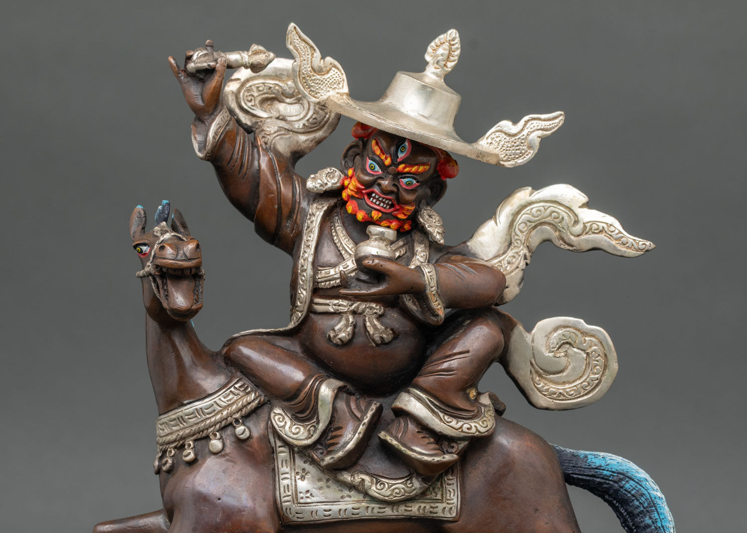 Pehar Gyalpo Statue | Tibetan Buddhist Guardian Art