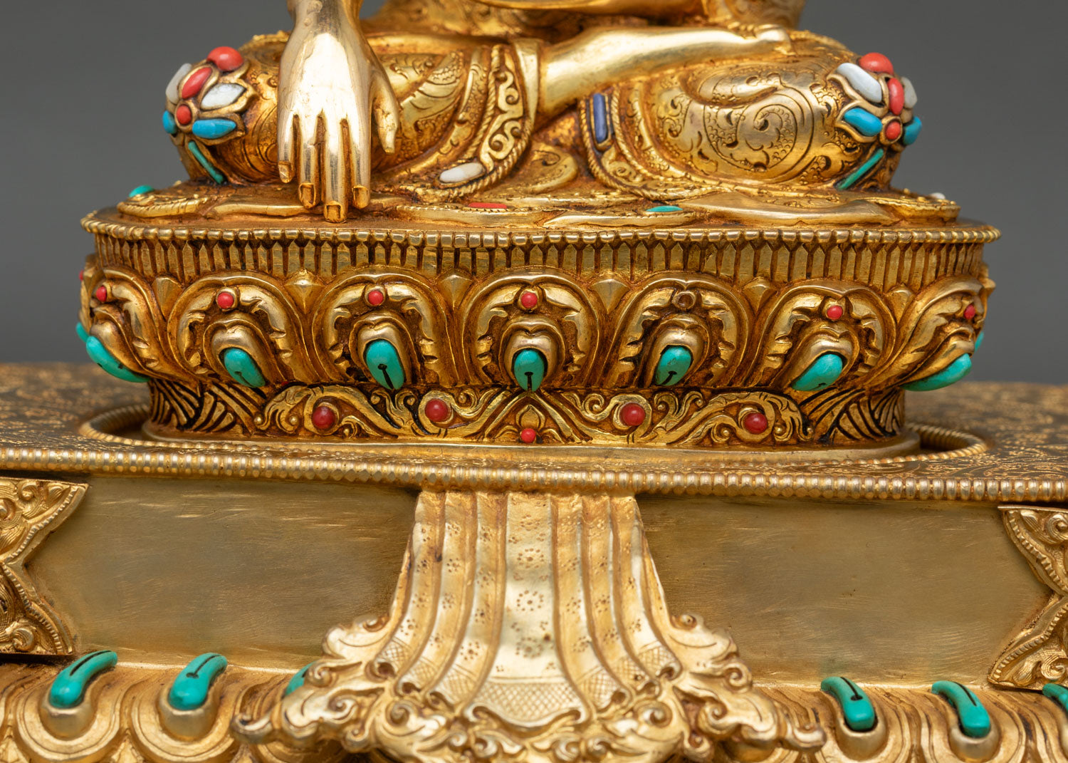 Buddha Shakyamuni Sculpture | Sacred Himalayan Artwork