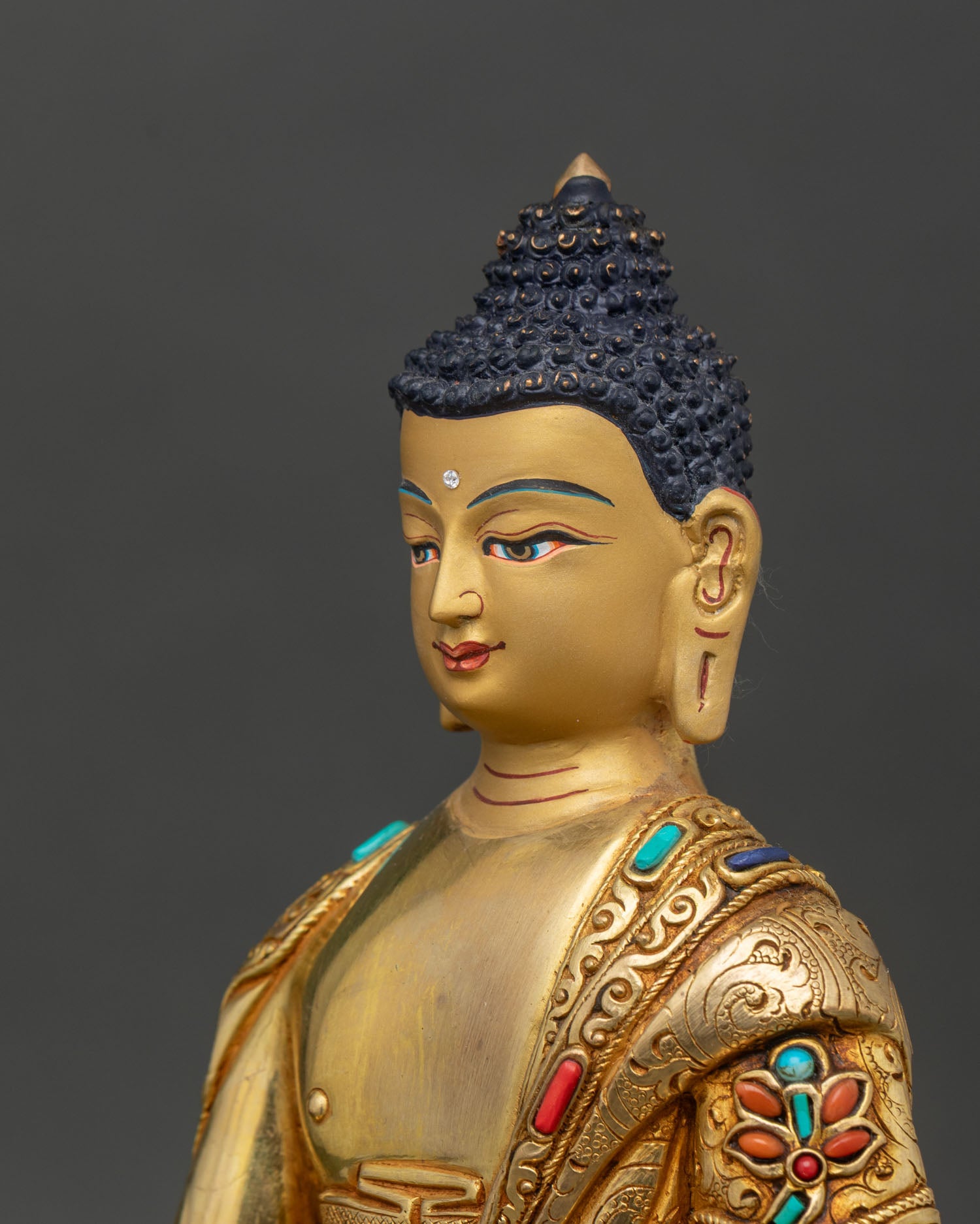 Buddha Shakyamuni Sculpture | Sacred Himalayan Artwork