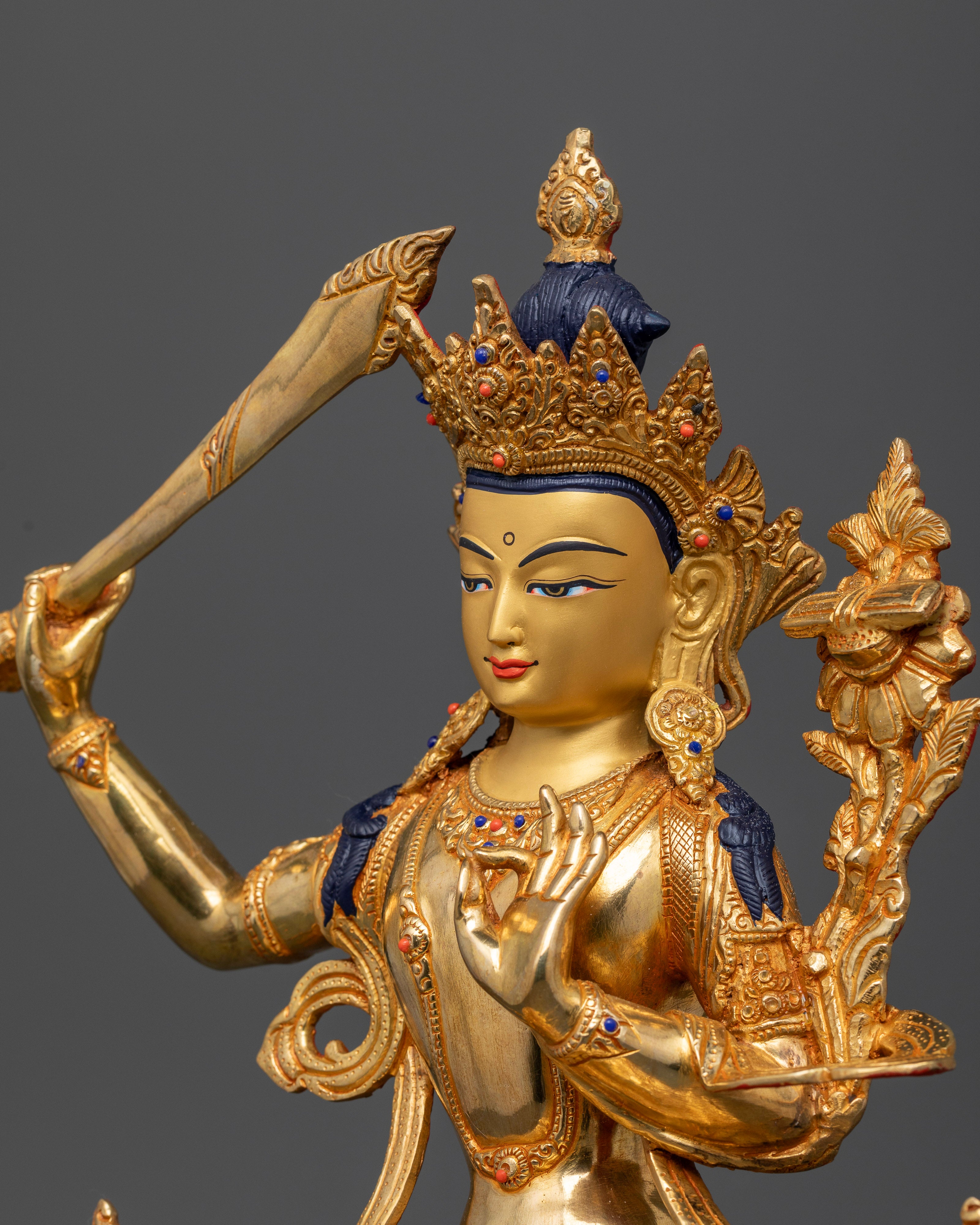 Manjushri: The Divine Embodiment of Enlightenment and Insight