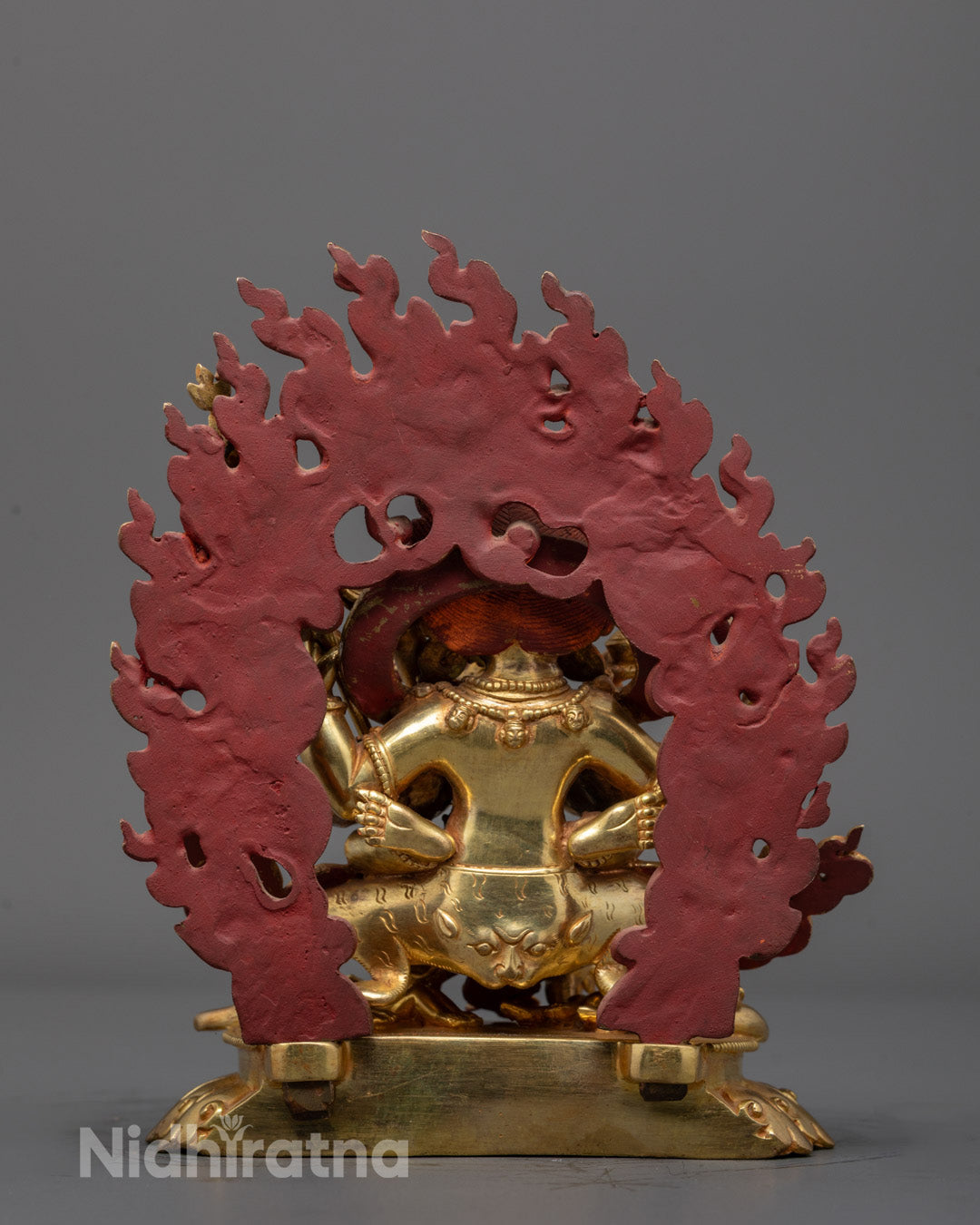 4 Armed Mahakala Mantra Statue