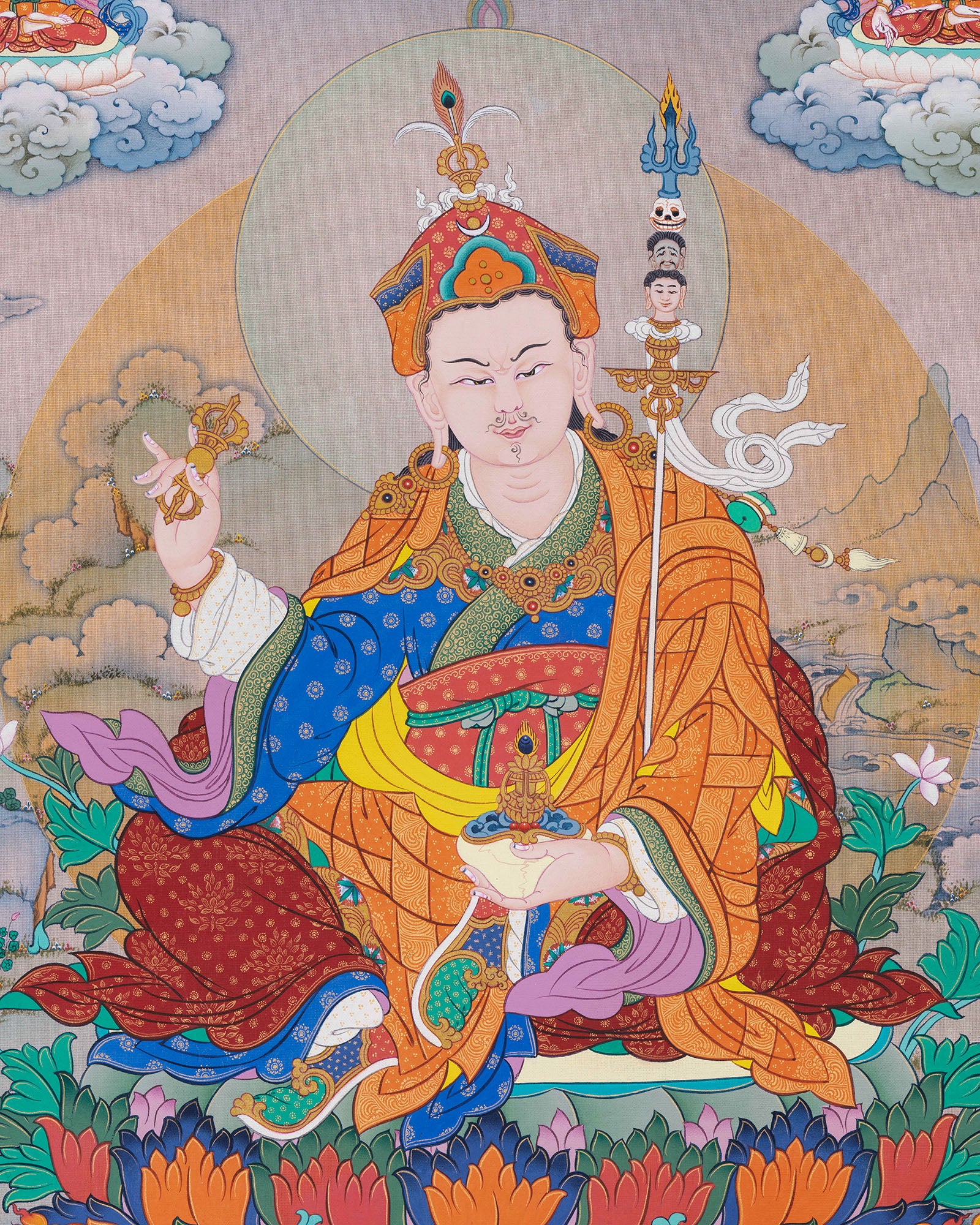 Guru Padmasabhava Thangka Print